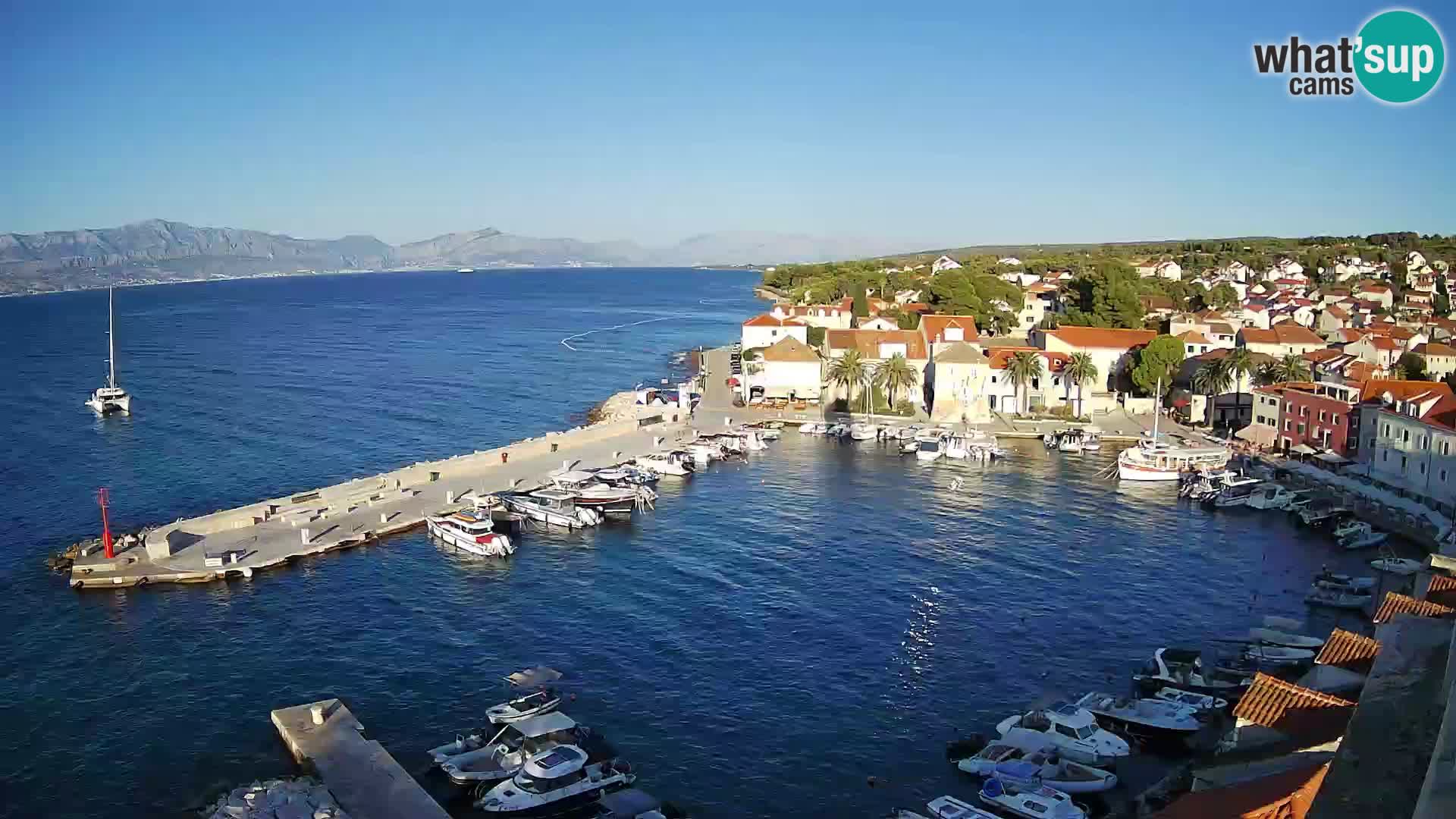 Webcam Sutivan Panorama – Liveblick von der Insel Brač
