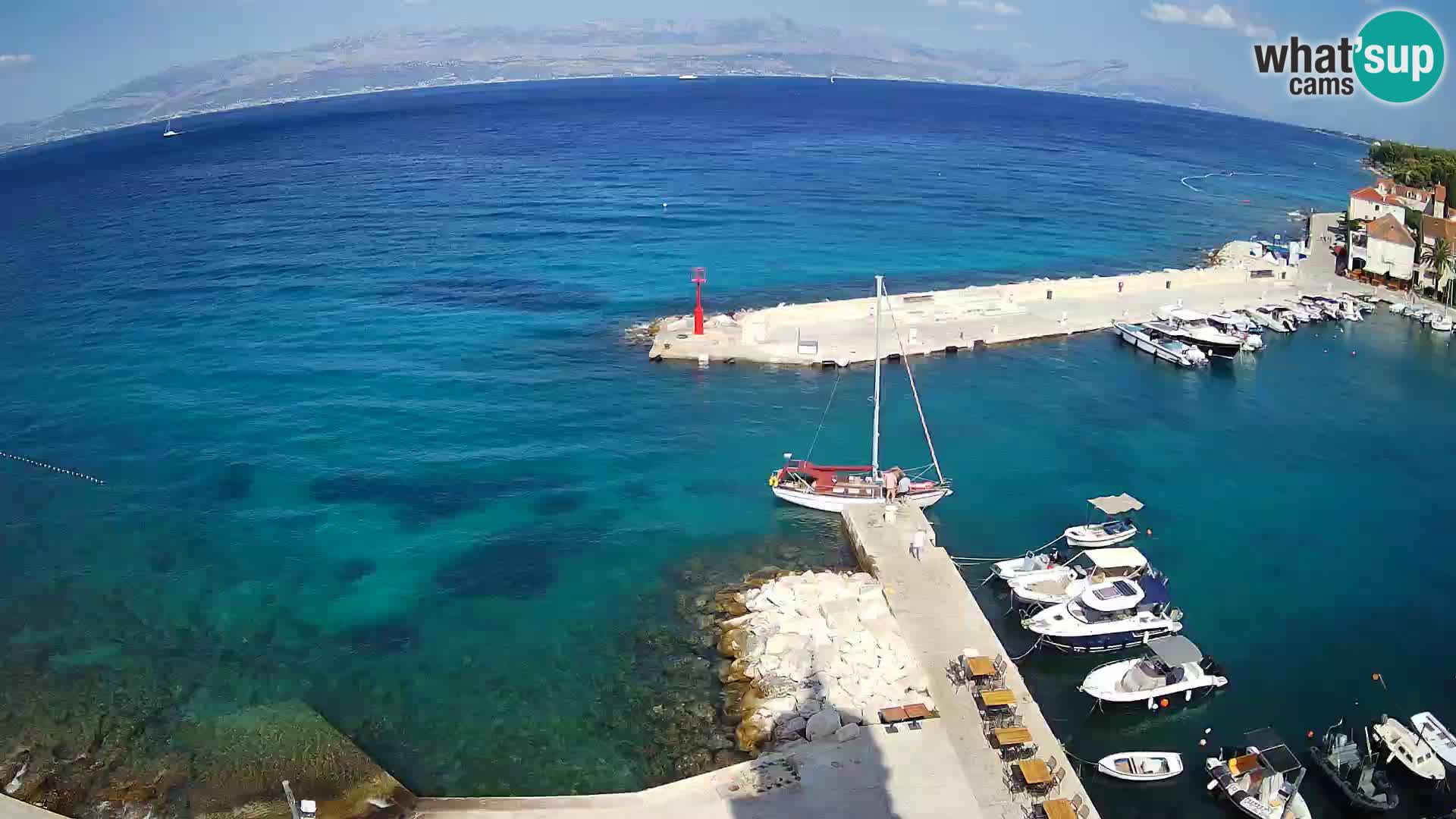 Webcam Sutivan Panorama – Vue en direct depuis l’île de Brač