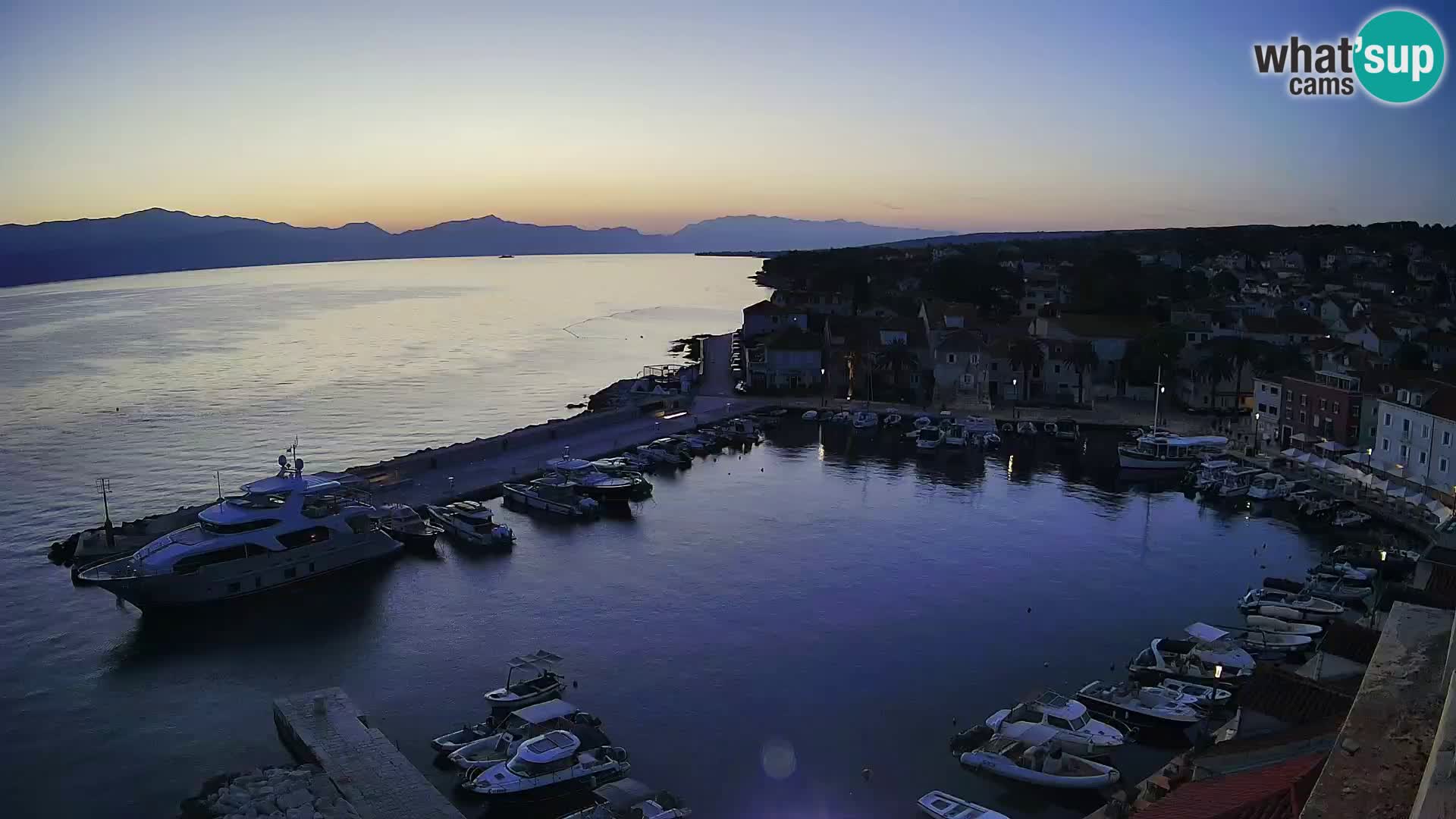Webcam Sutivan Panorama – Vista en vivo desde la isla de Brač