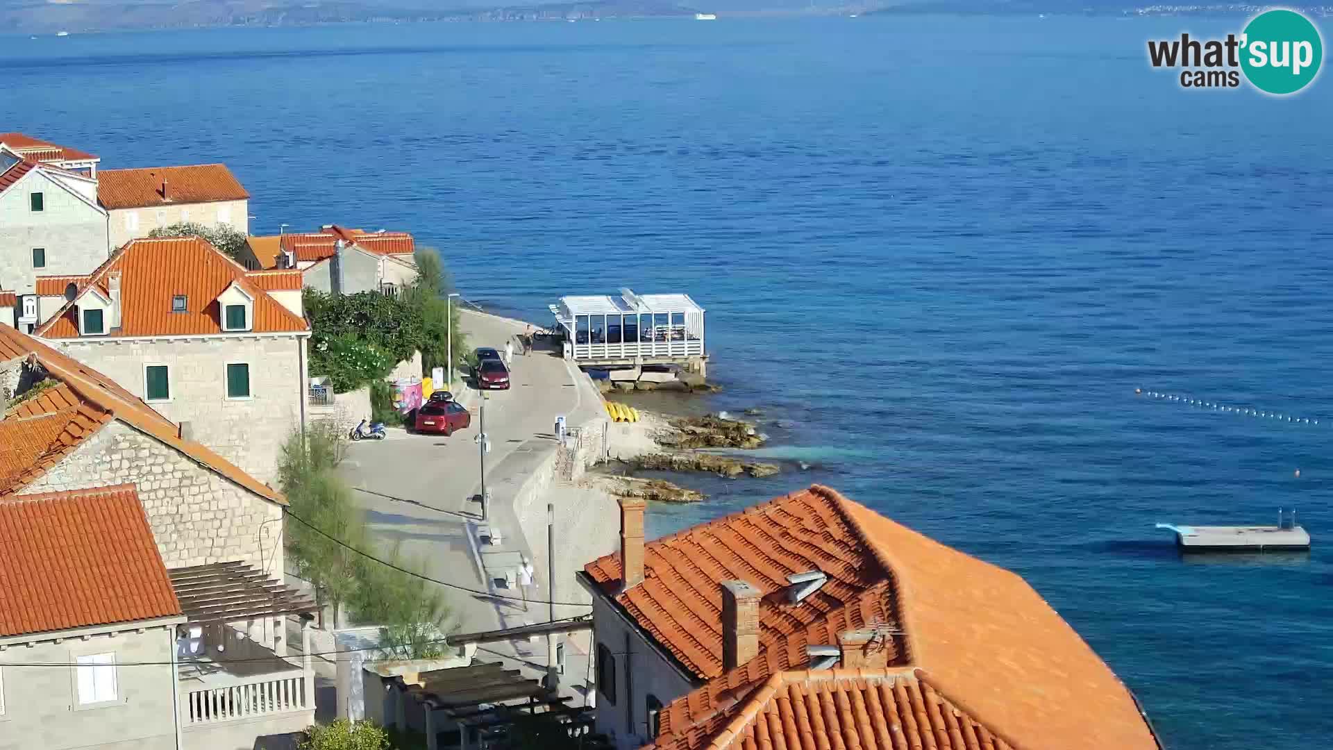 Spletna kamera Sutivan panorama – pogled v živo z otoka Brač