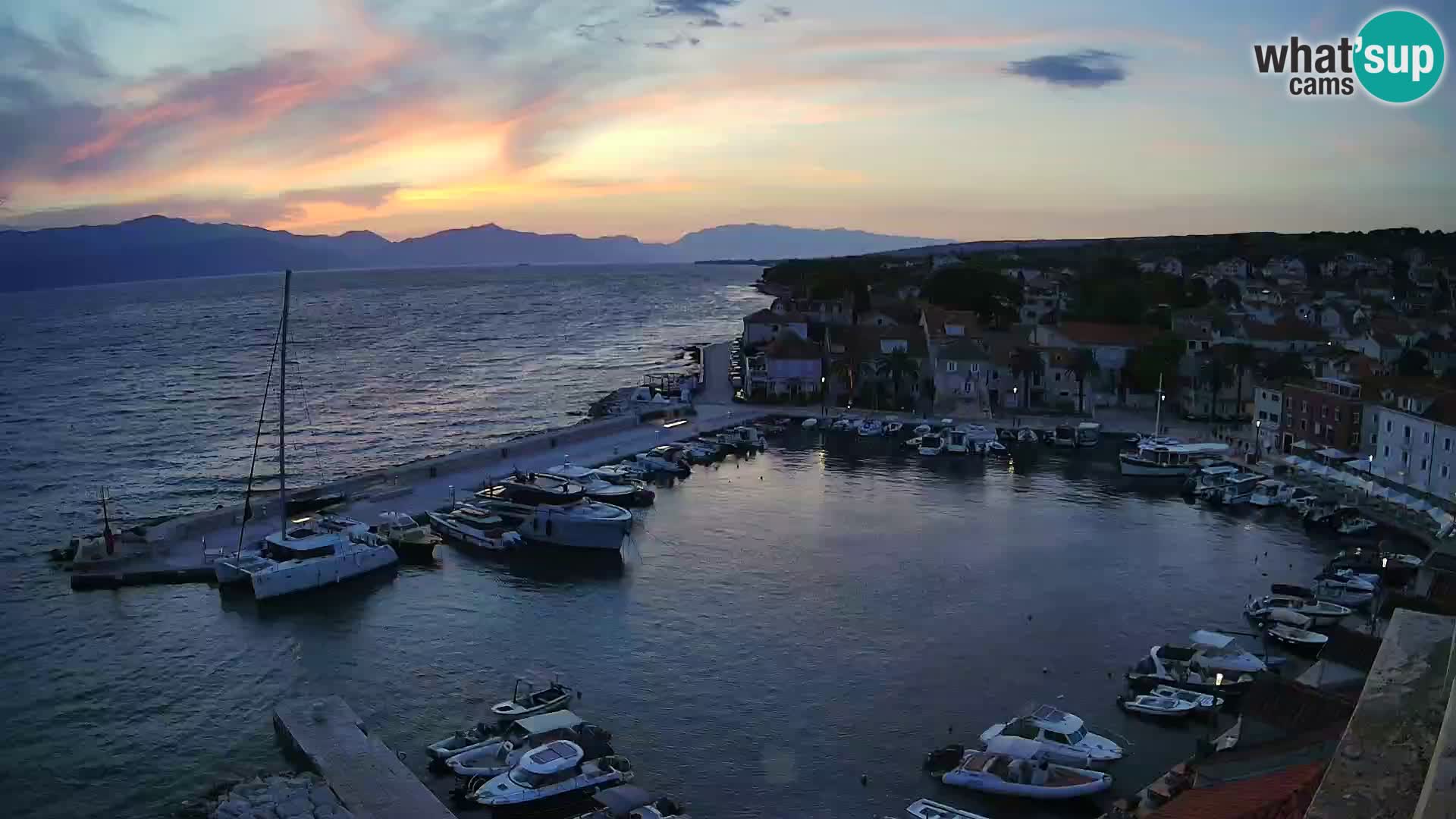 Webcam Sutivan Panorama – Vista en vivo desde la isla de Brač