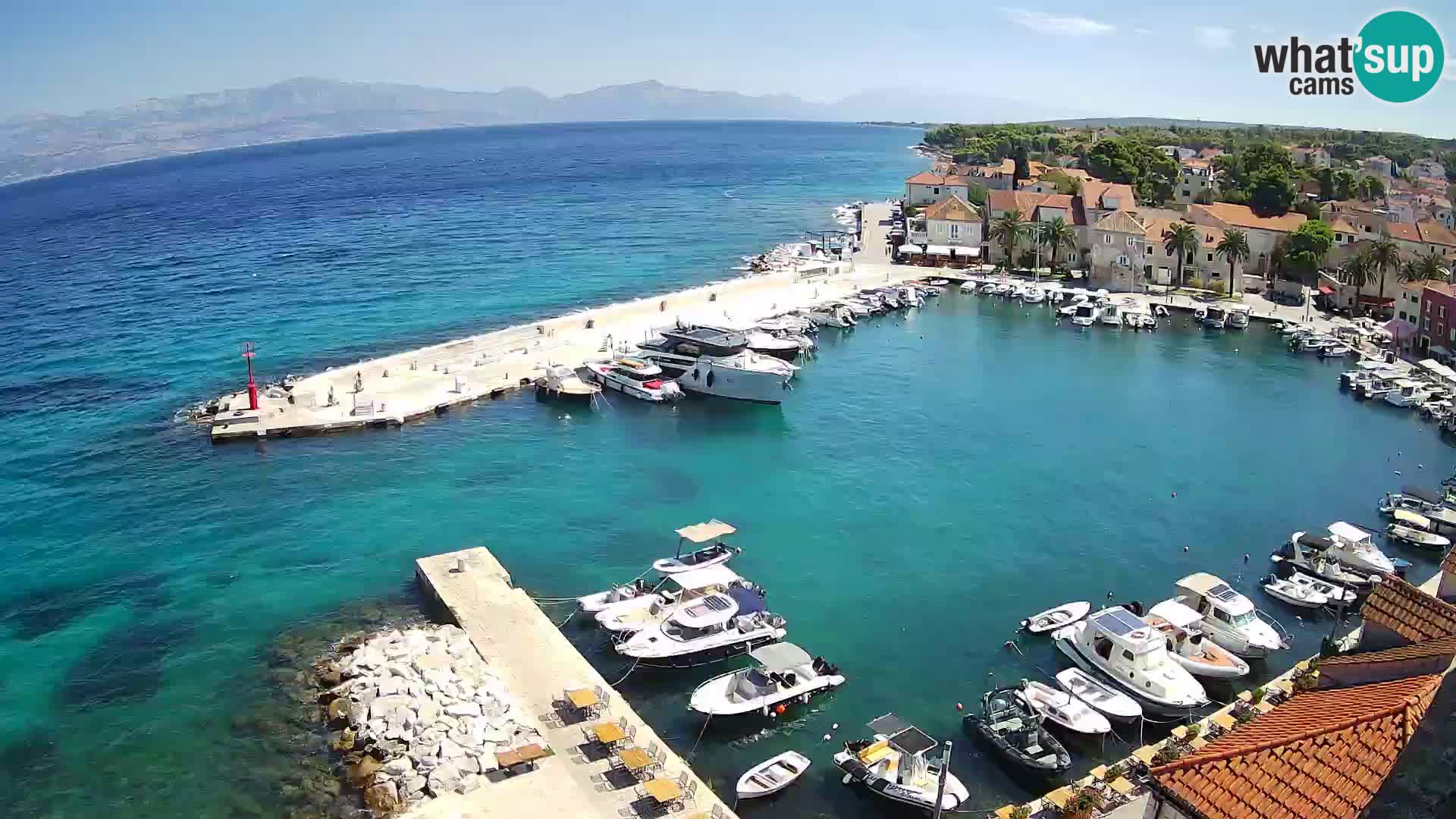 Webcam Sutivan Panorama – Liveblick von der Insel Brač