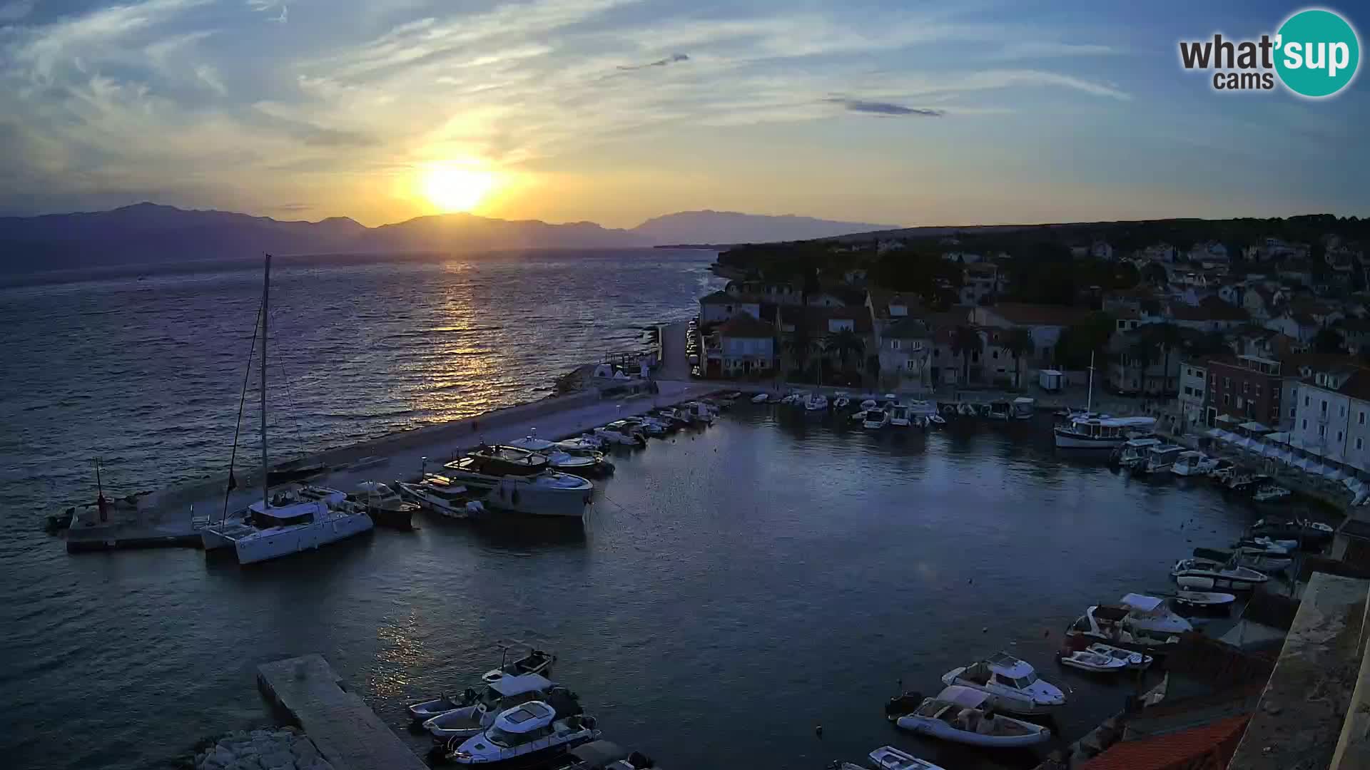 Webcam Sutivan Panorama – Vista en vivo desde la isla de Brač