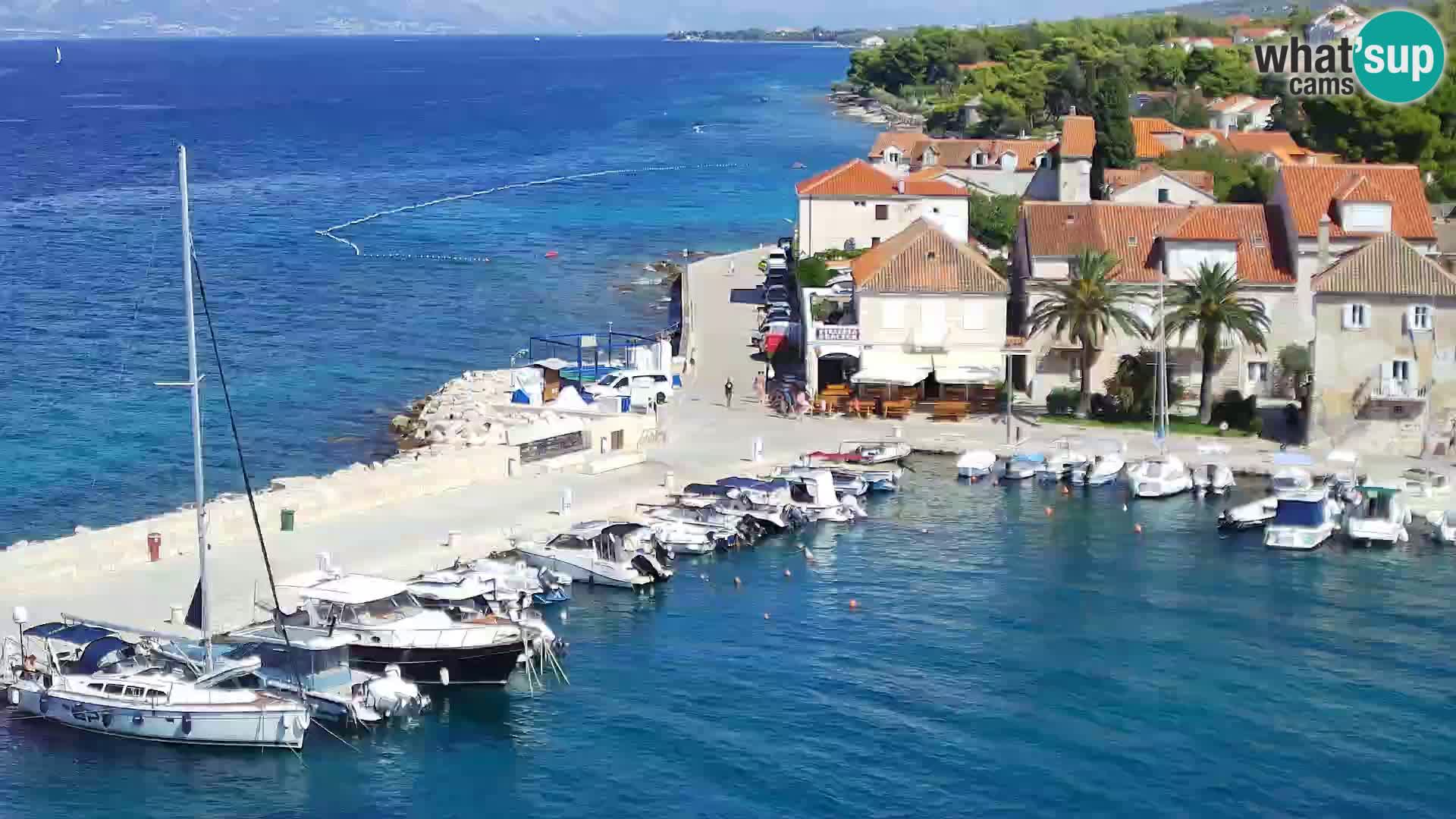 Webcam Sutivan Panorama – Vista en vivo desde la isla de Brač