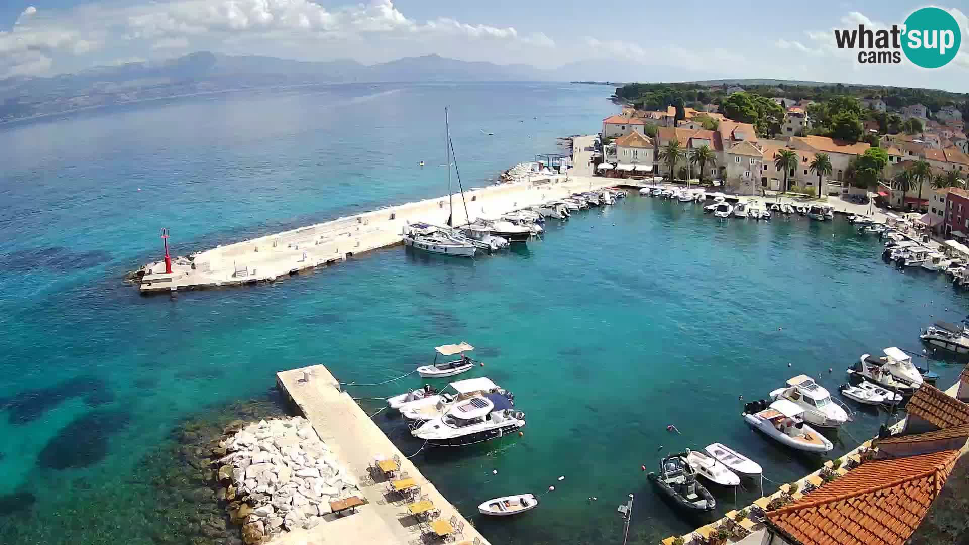 Webcam Sutivan Panorama – Liveblick von der Insel Brač