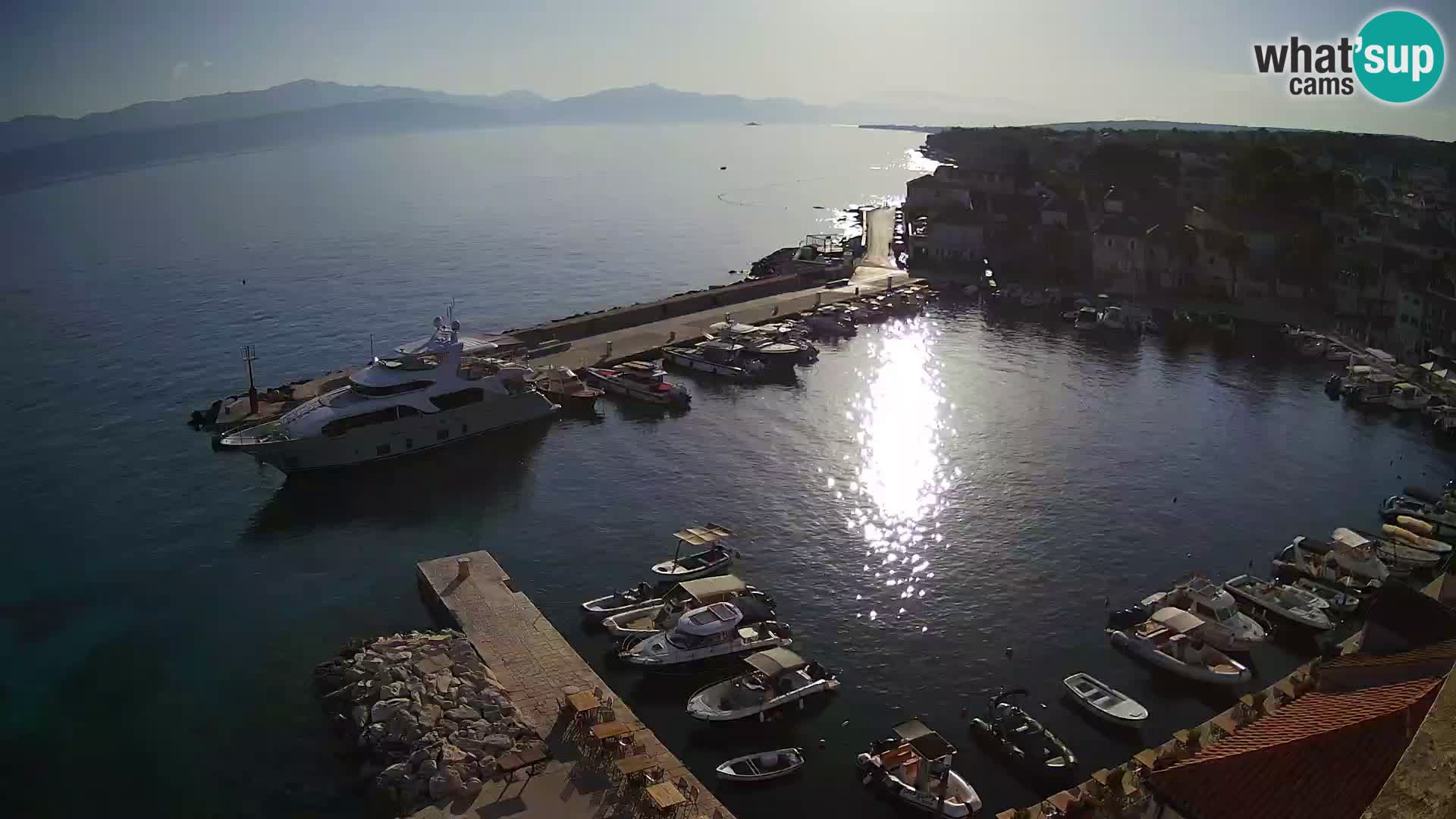 Webcam Sutivan Panorama – Vista en vivo desde la isla de Brač