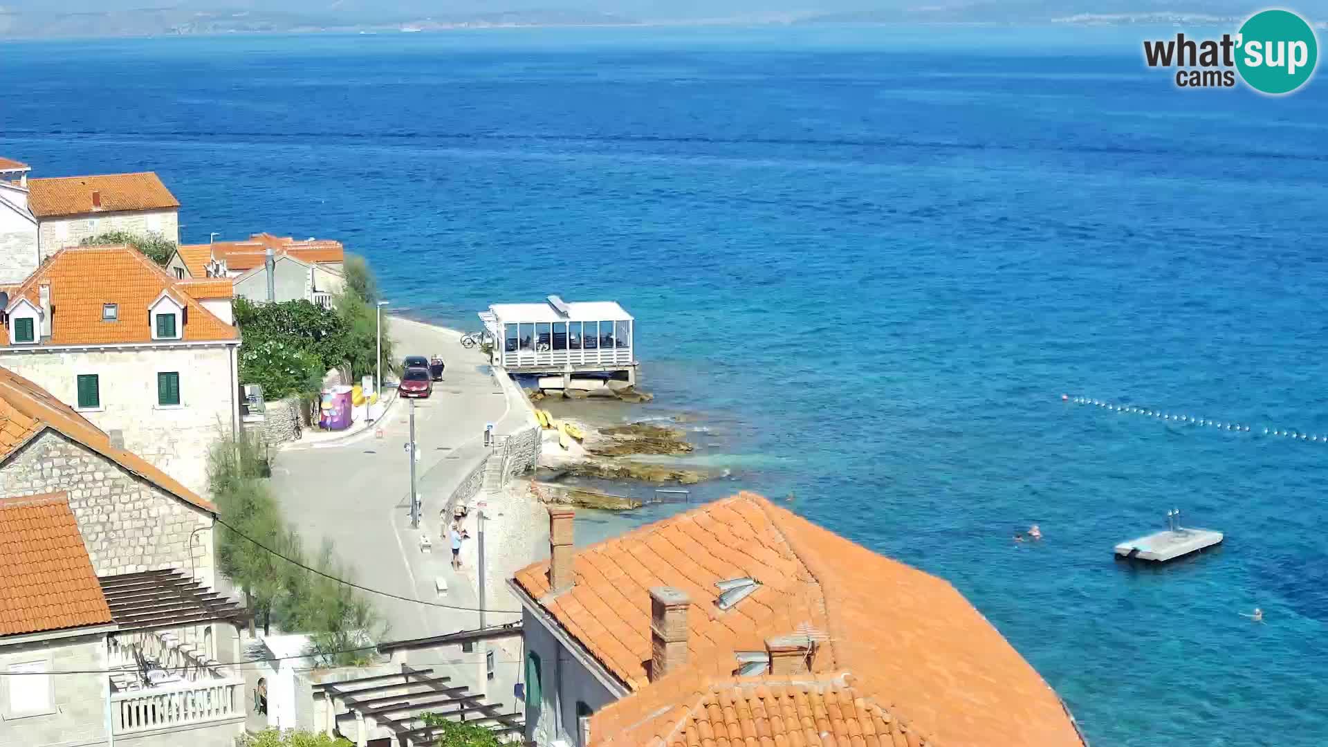 Web kamera Sutivan panorama – Pogled uživo s otoka Brača