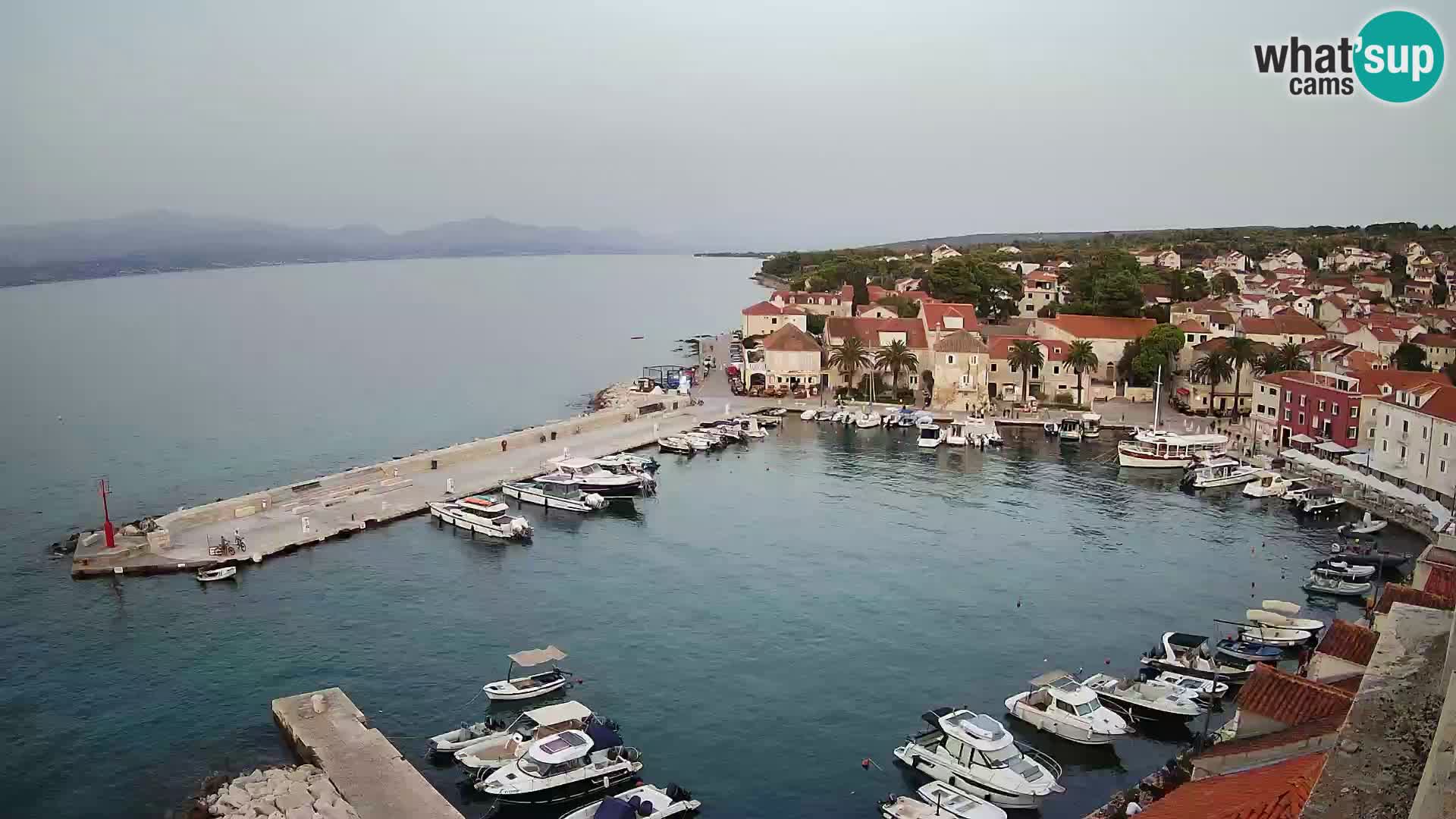 Webcam Sutivan Panorama – Vista en vivo desde la isla de Brač