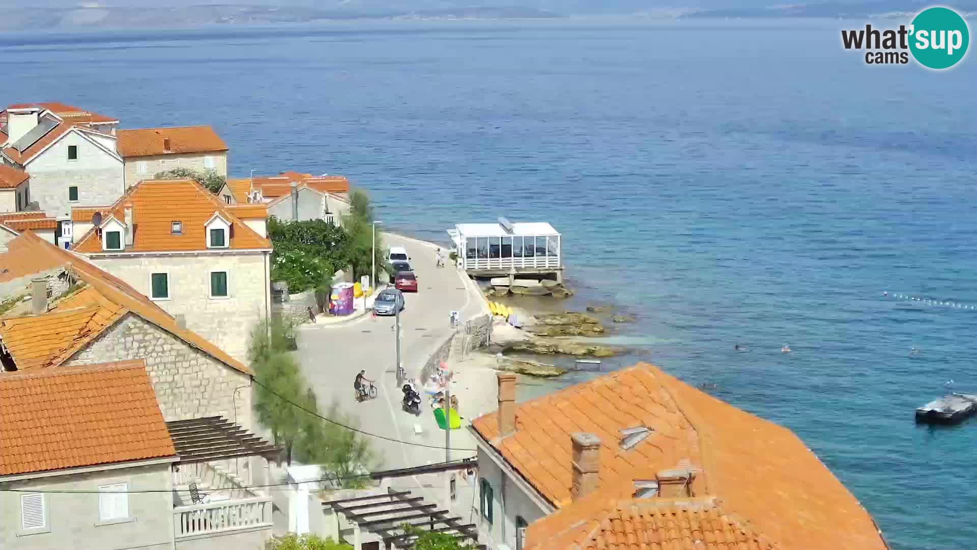 Spletna kamera Sutivan panorama – pogled v živo z otoka Brač