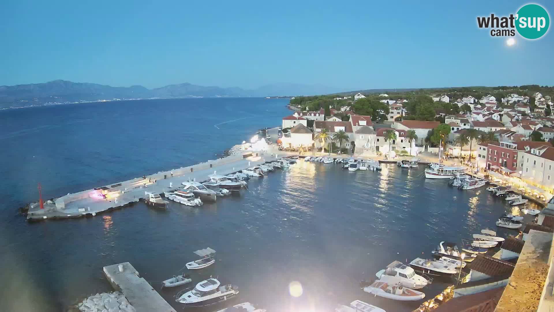Webcam Sutivan panorama – Vista live dall’isola di Brač