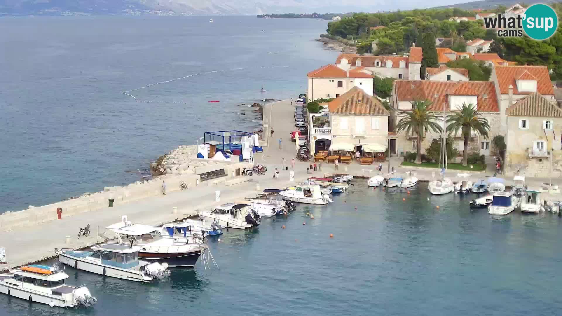 Webcam Sutivan Panorama – Vista en vivo desde la isla de Brač