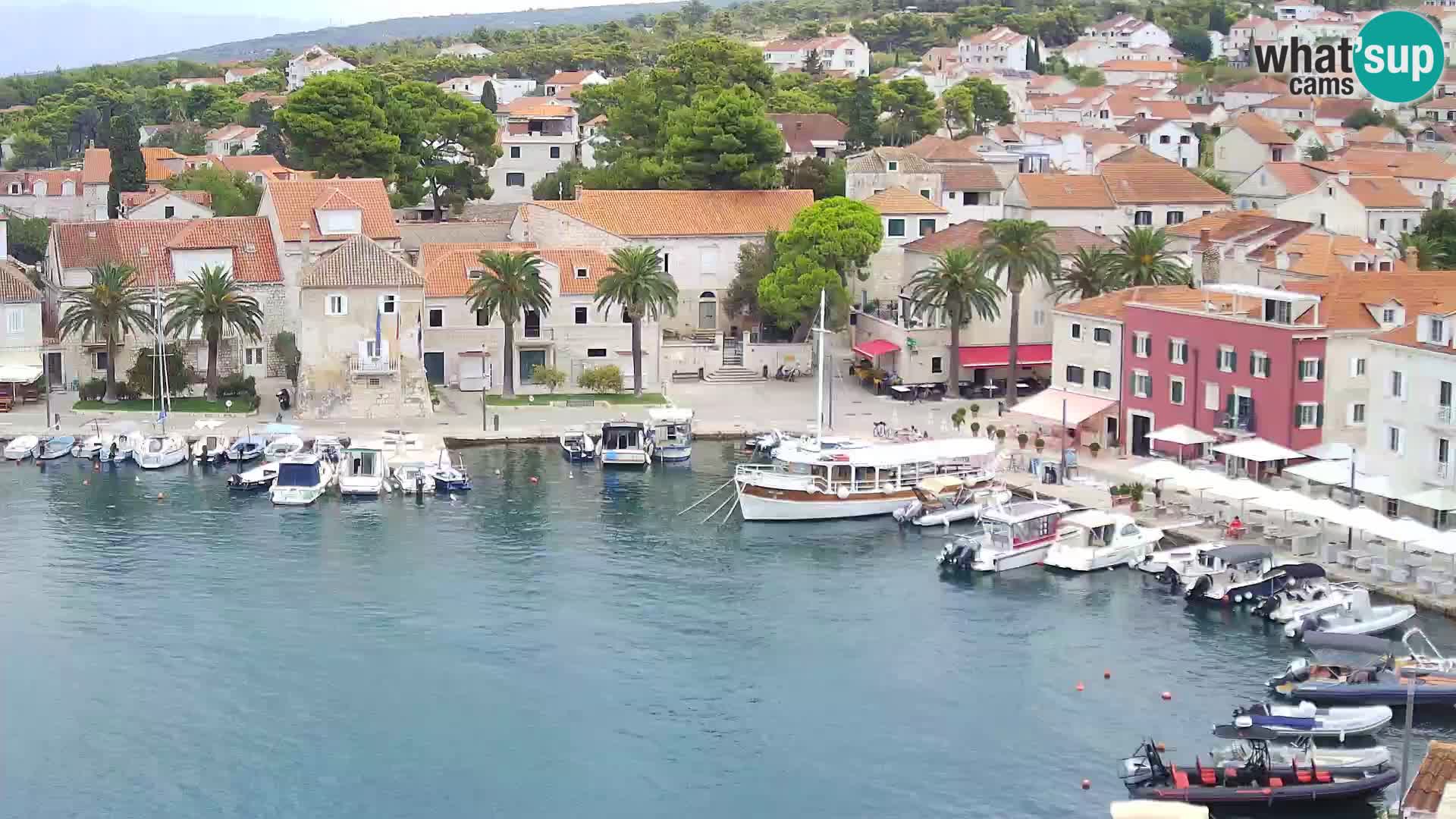 Web kamera Sutivan panorama – Pogled uživo s otoka Brača