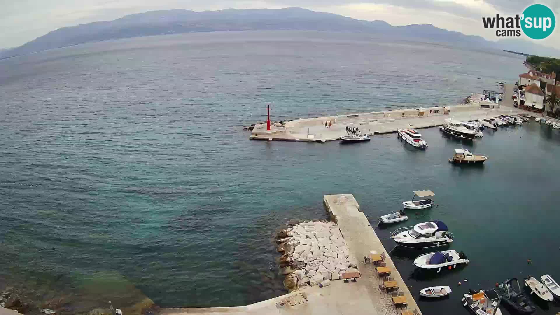 Webcam Sutivan panorama – Vista live dall’isola di Brač