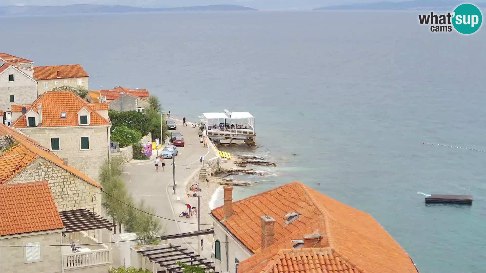 Web kamera Sutivan panorama – Pogled uživo s otoka Brača