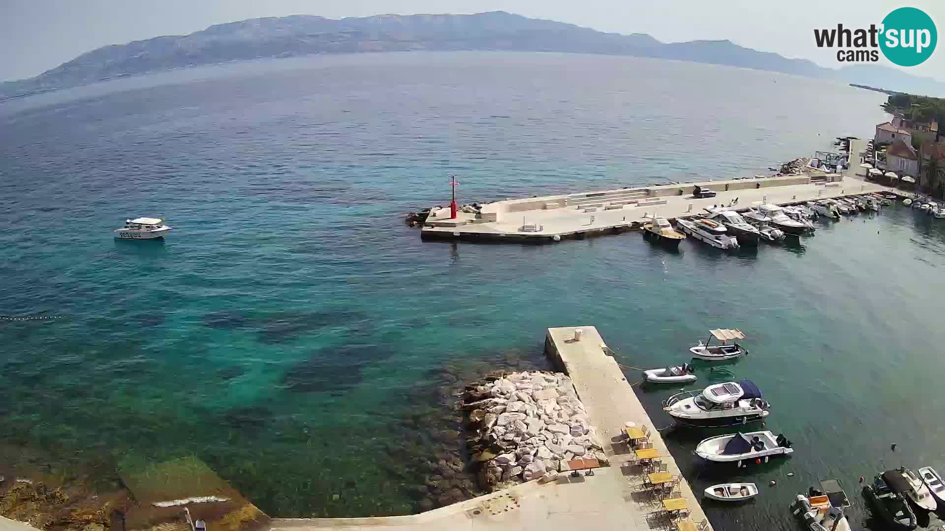 Webcam Sutivan Panorama – Vista en vivo desde la isla de Brač