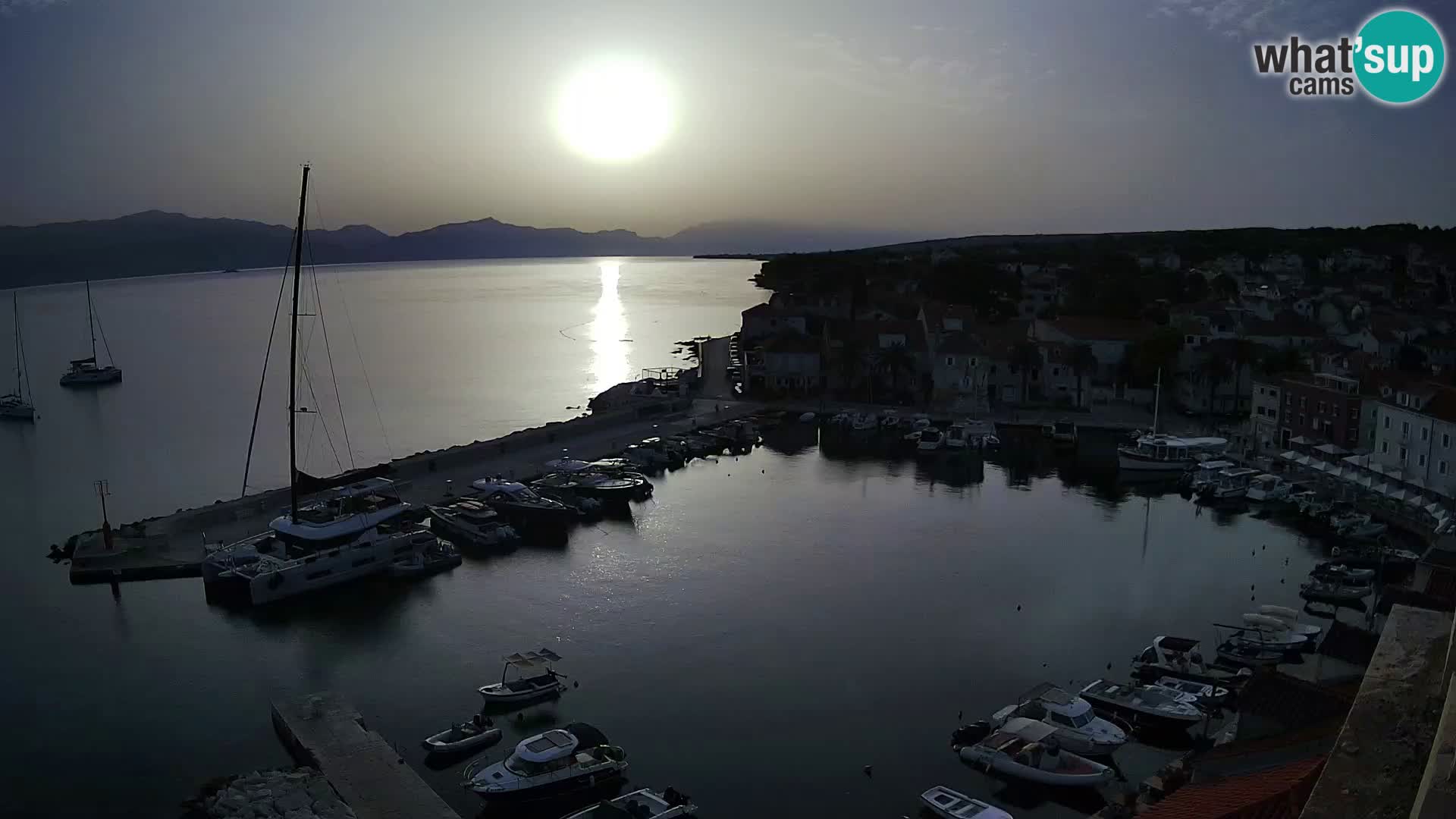 Webcam Sutivan panorama – Vista live dall’isola di Brač