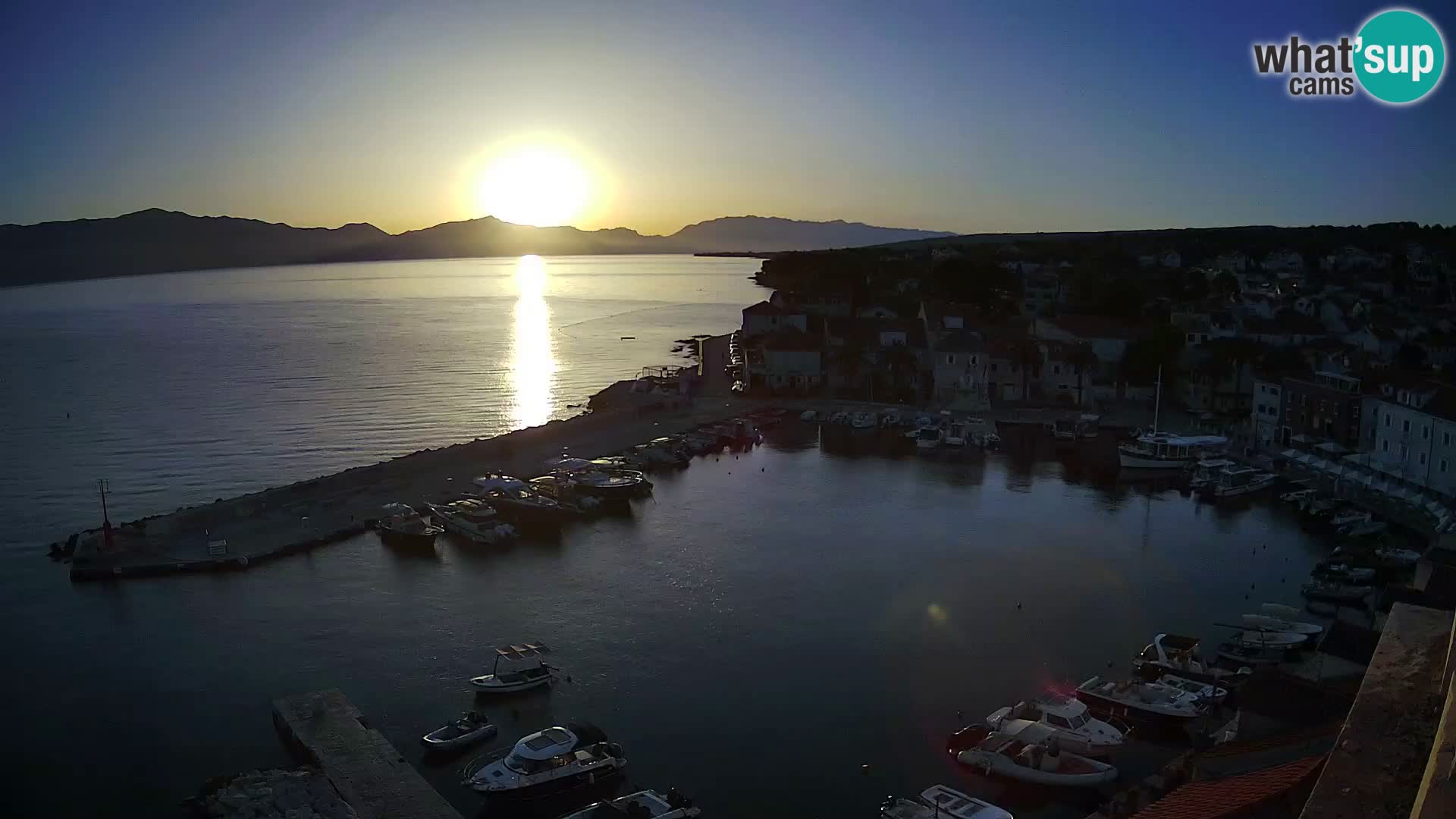Webcam Sutivan panorama – Vista live dall’isola di Brač