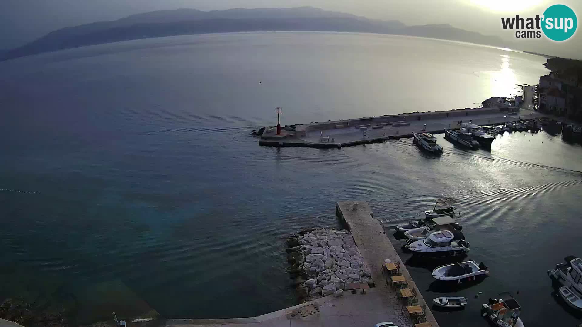 Webcam Sutivan panorama – Vista live dall’isola di Brač