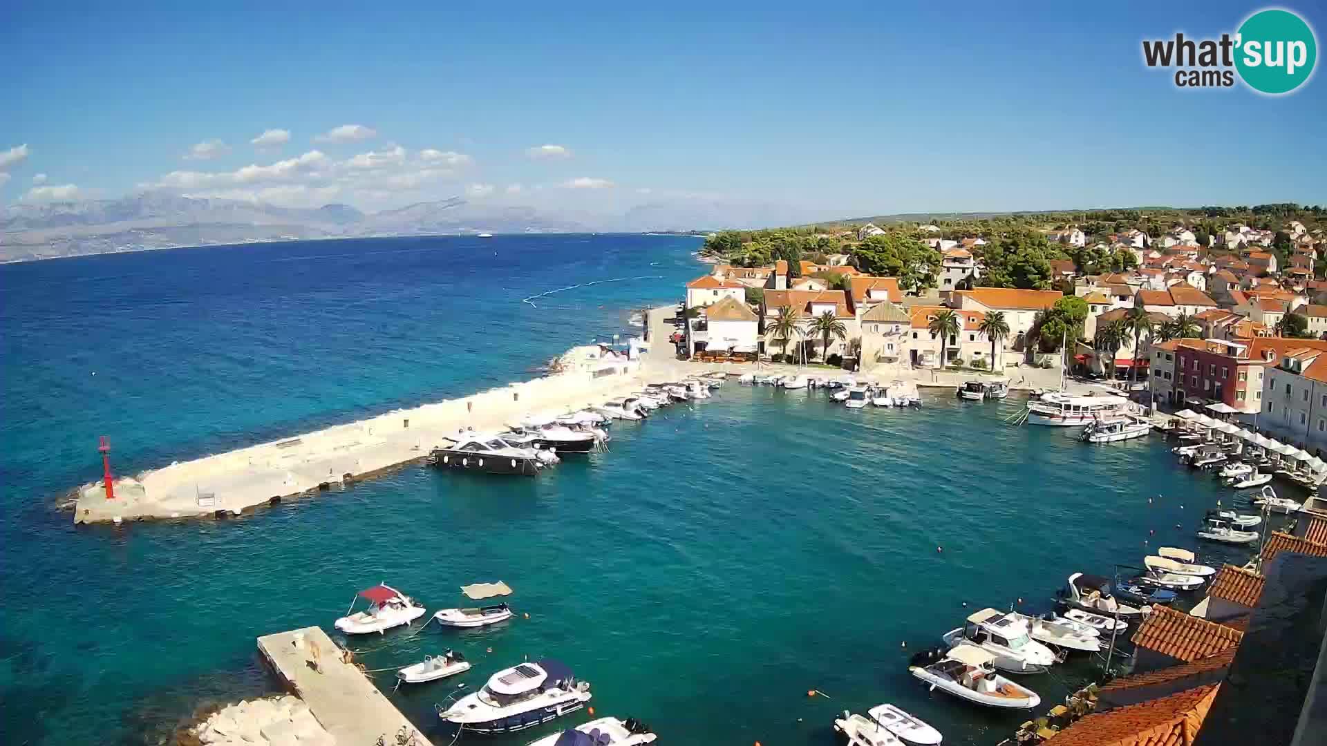 Webcam Sutivan Panorama – Liveblick von der Insel Brač