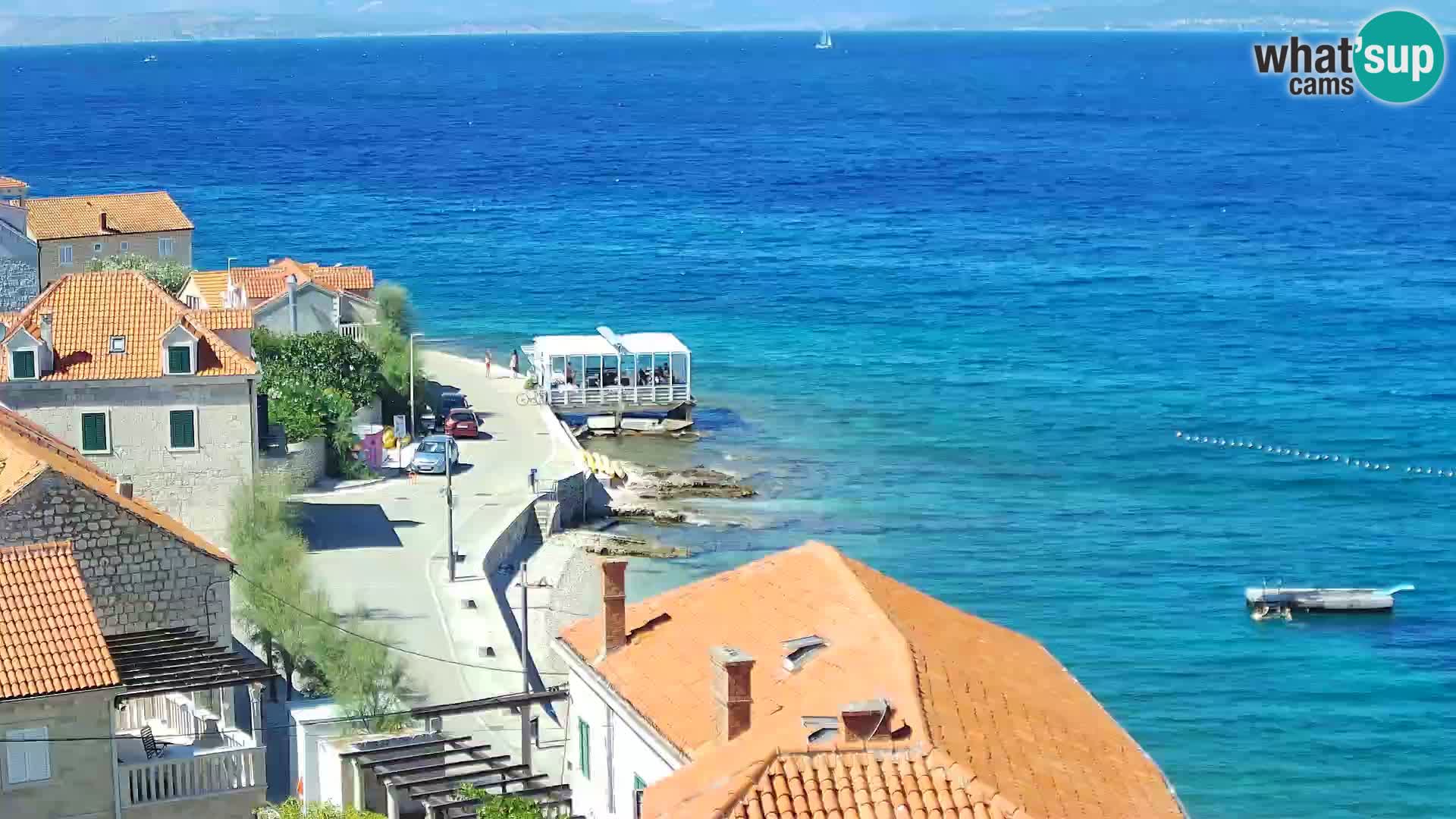 Web kamera Sutivan panorama – Pogled uživo s otoka Brača