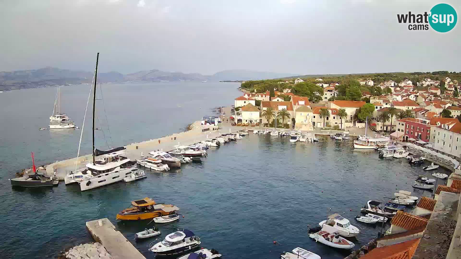 Webcam Sutivan panorama – Vista live dall’isola di Brač