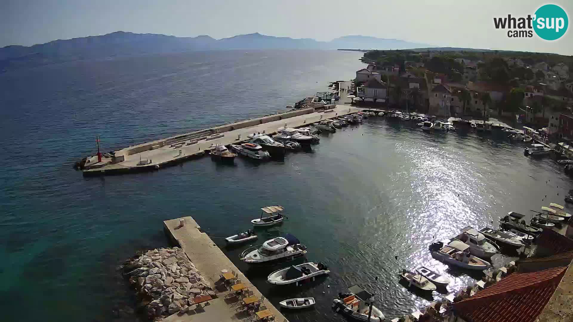 Webcam Sutivan panorama – Vista live dall’isola di Brač