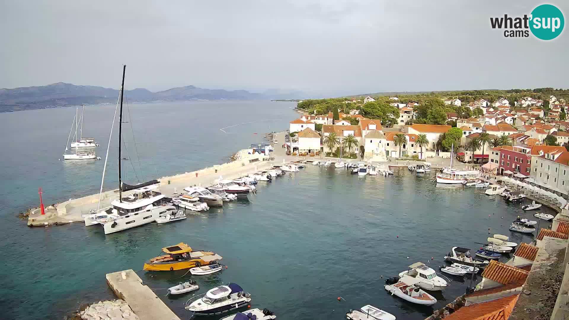 Web kamera Sutivan panorama – Pogled uživo s otoka Brača