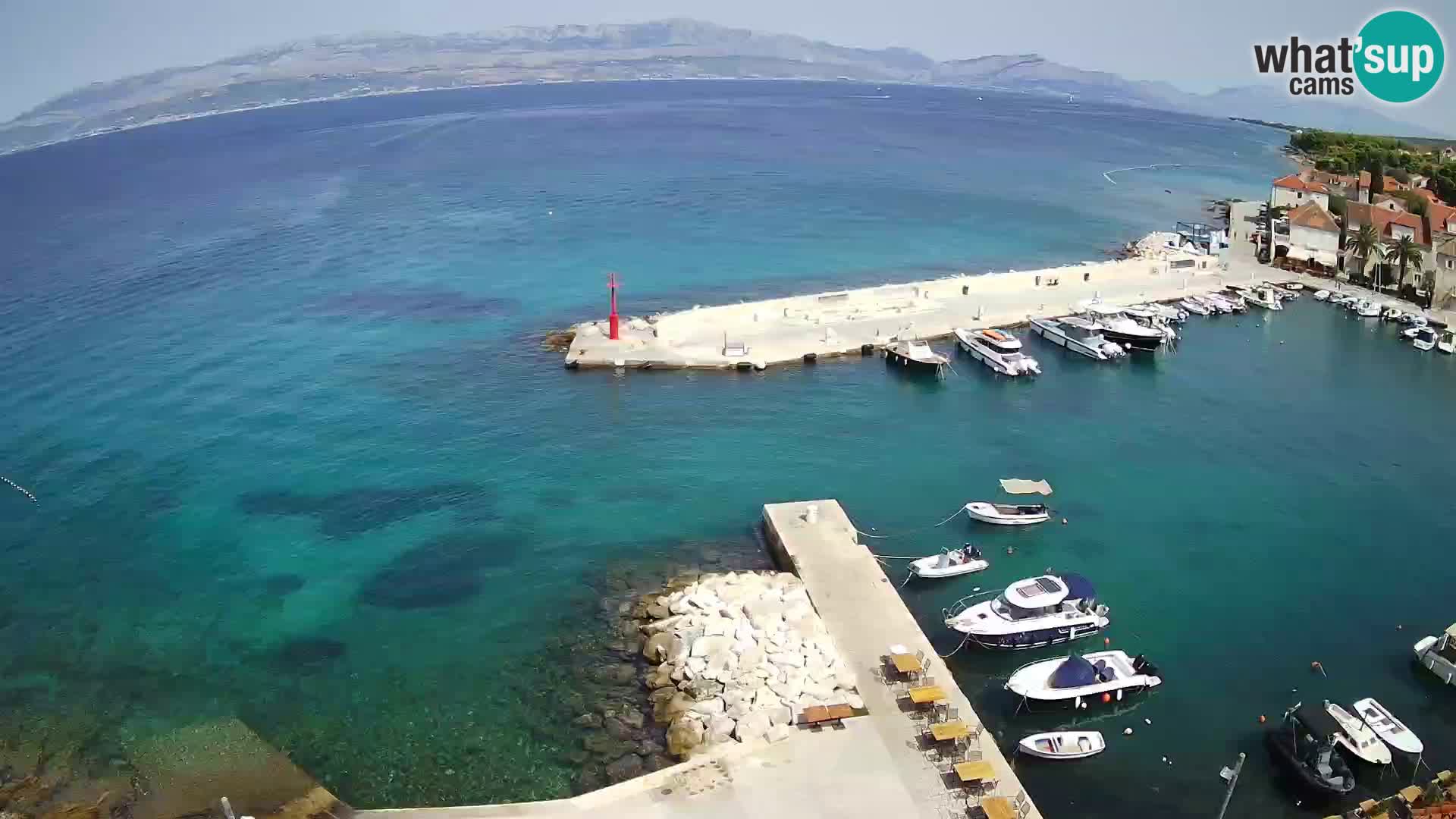 Webcam Sutivan Panorama – Vue en direct depuis l’île de Brač