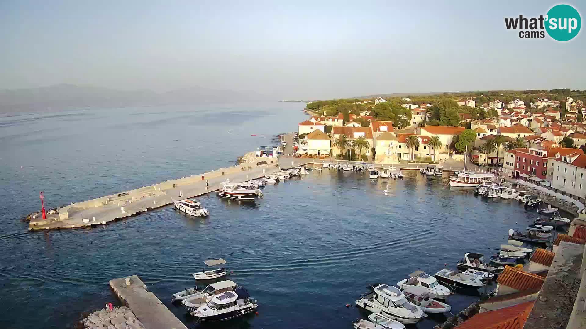 Webcam Sutivan Panorama – Vista en vivo desde la isla de Brač