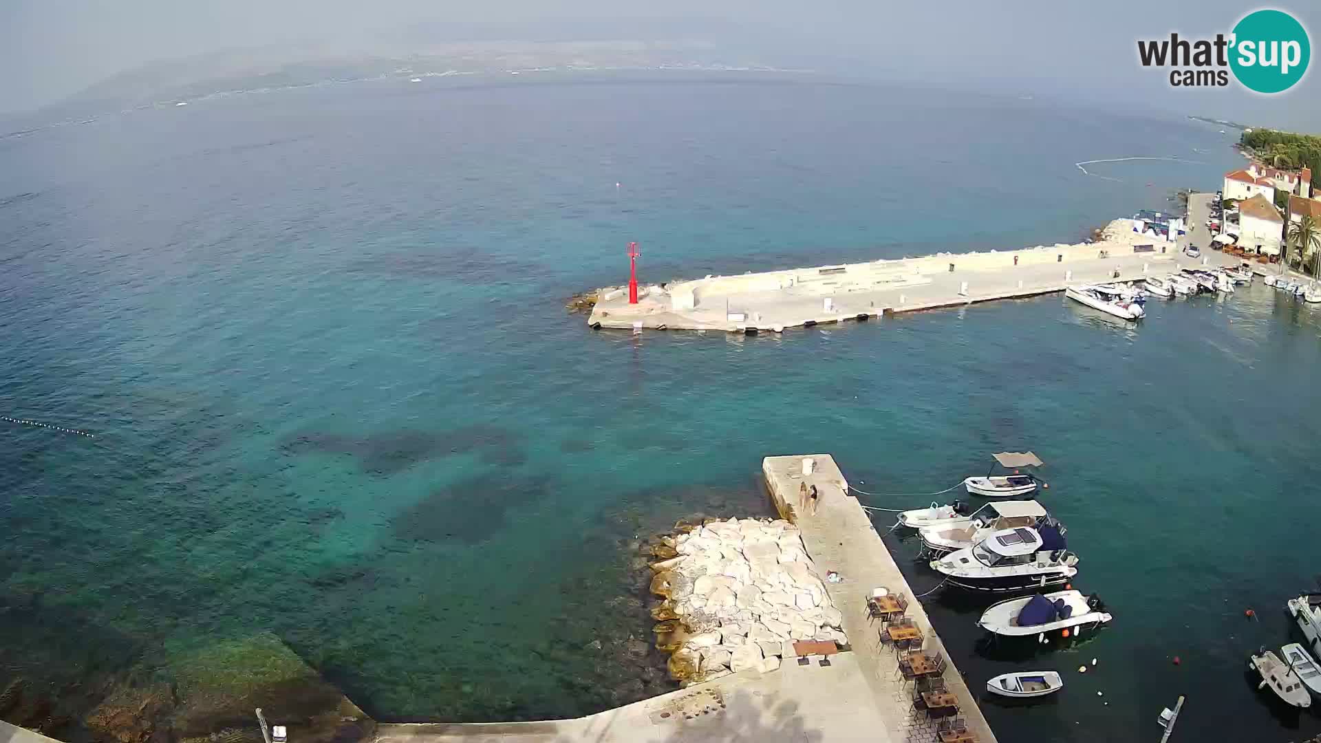 Webcam Sutivan Panorama – Vista en vivo desde la isla de Brač