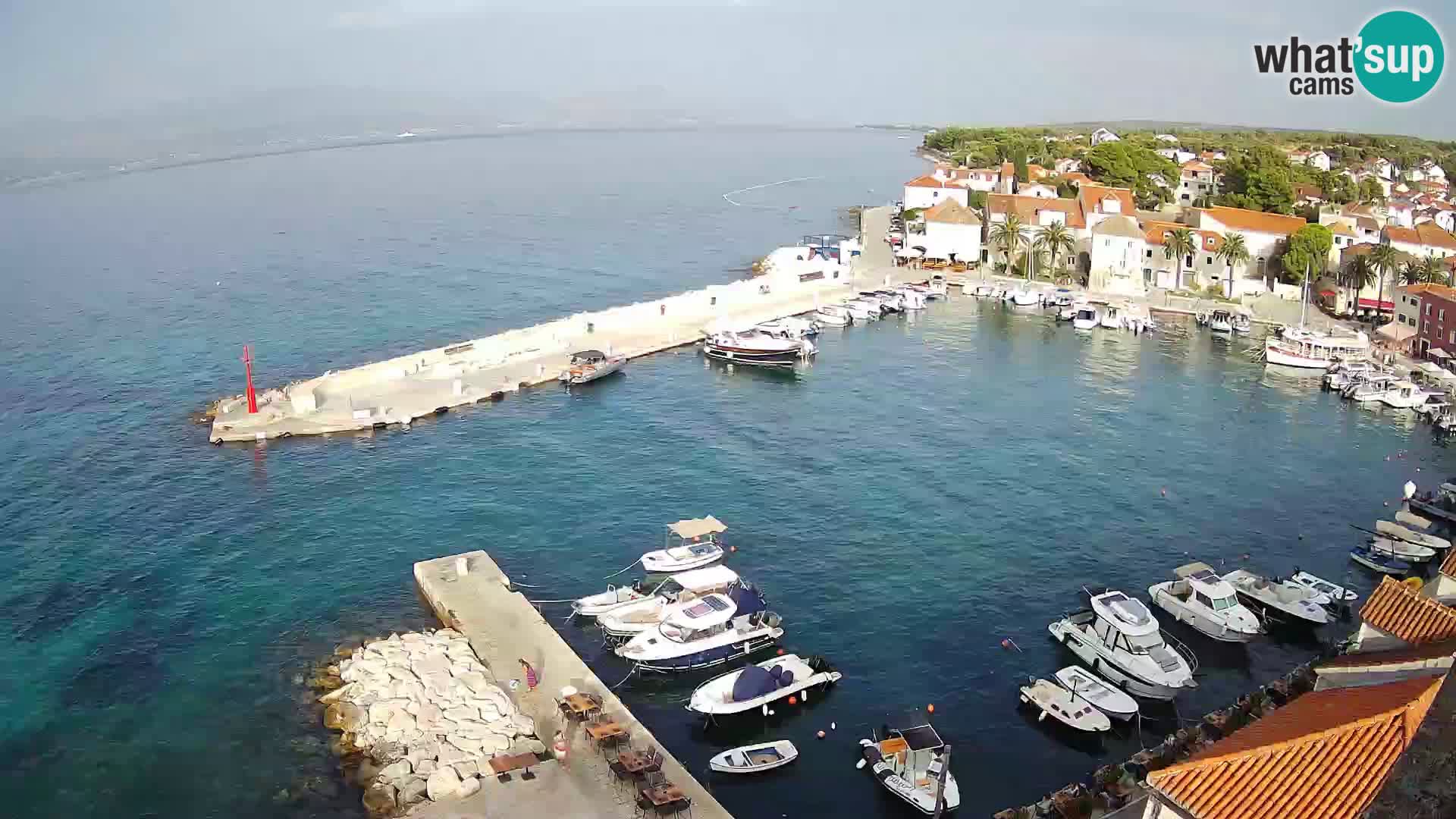 Web kamera Sutivan panorama – Pogled uživo s otoka Brača