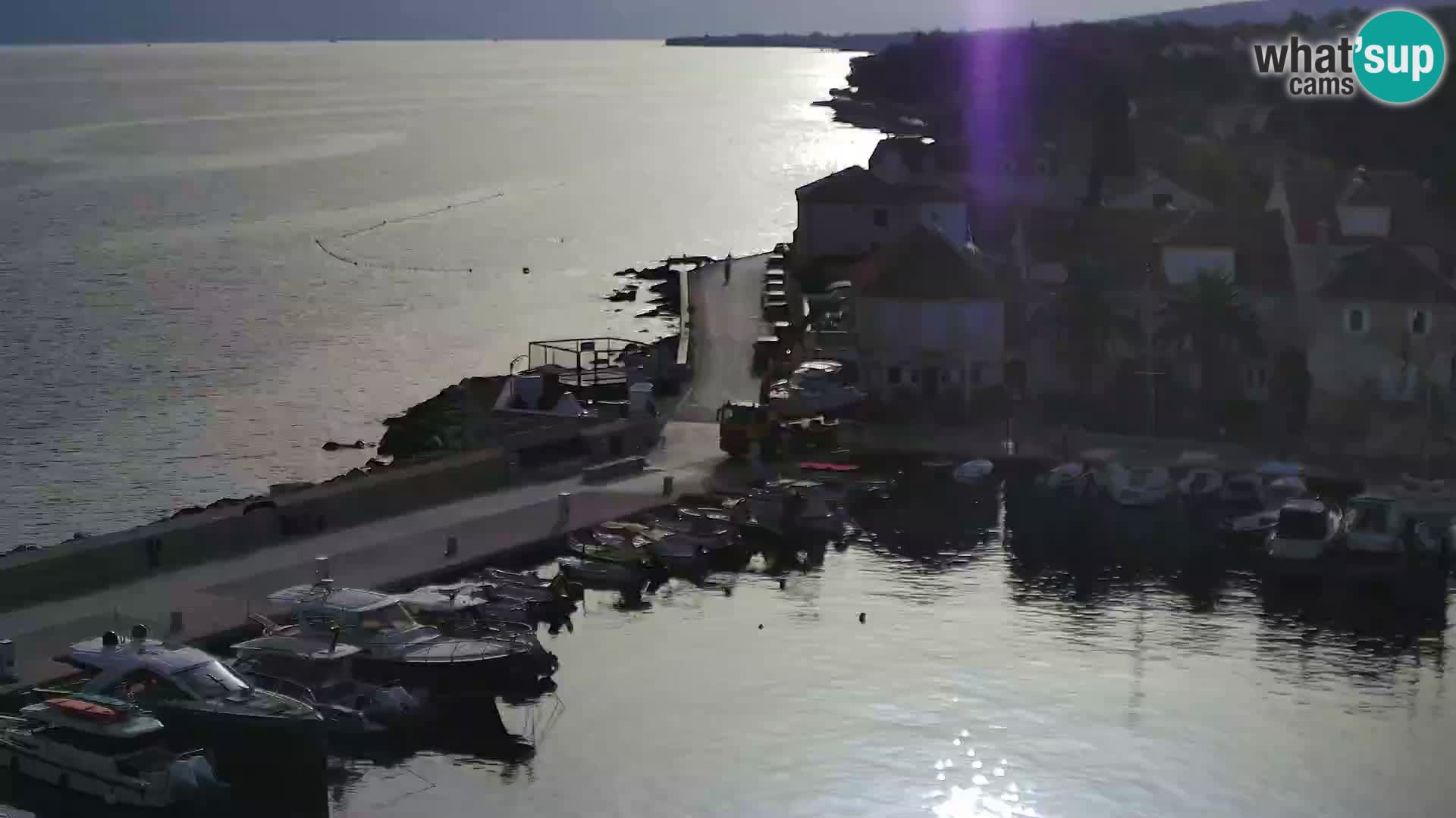 Webcam Sutivan Panorama – Vista en vivo desde la isla de Brač