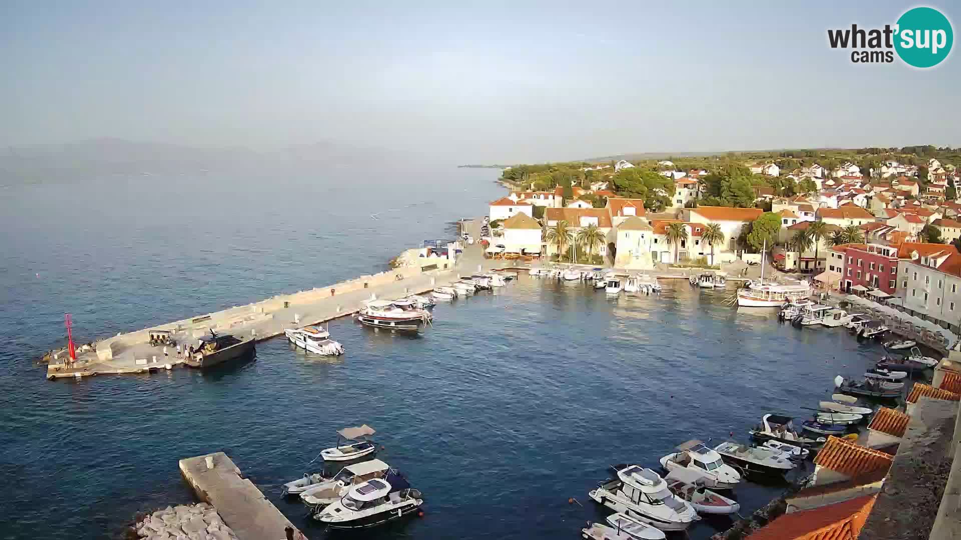 Webcam Sutivan Panorama – Vista en vivo desde la isla de Brač