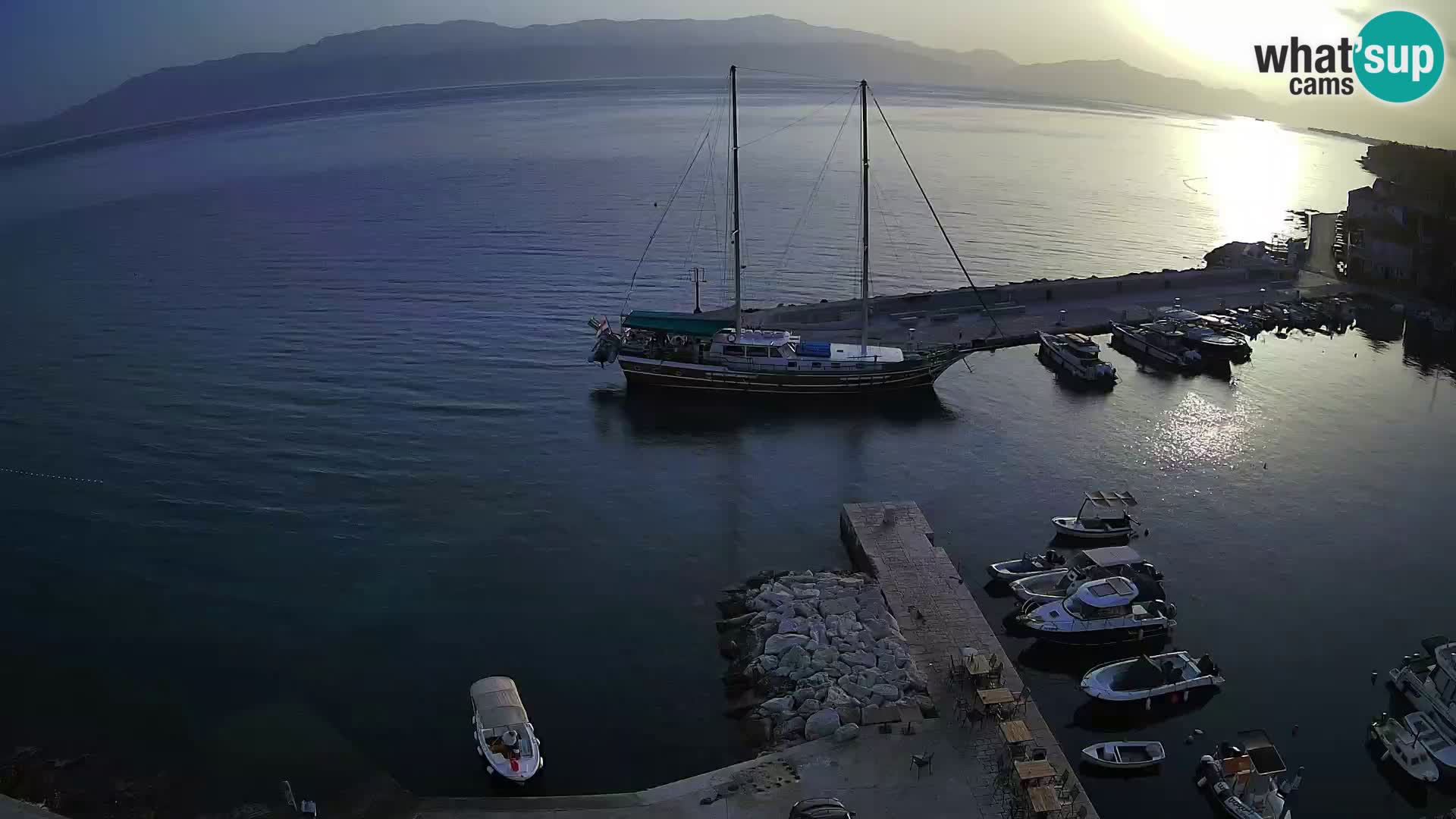 Webcam Sutivan Panorama – Vista en vivo desde la isla de Brač