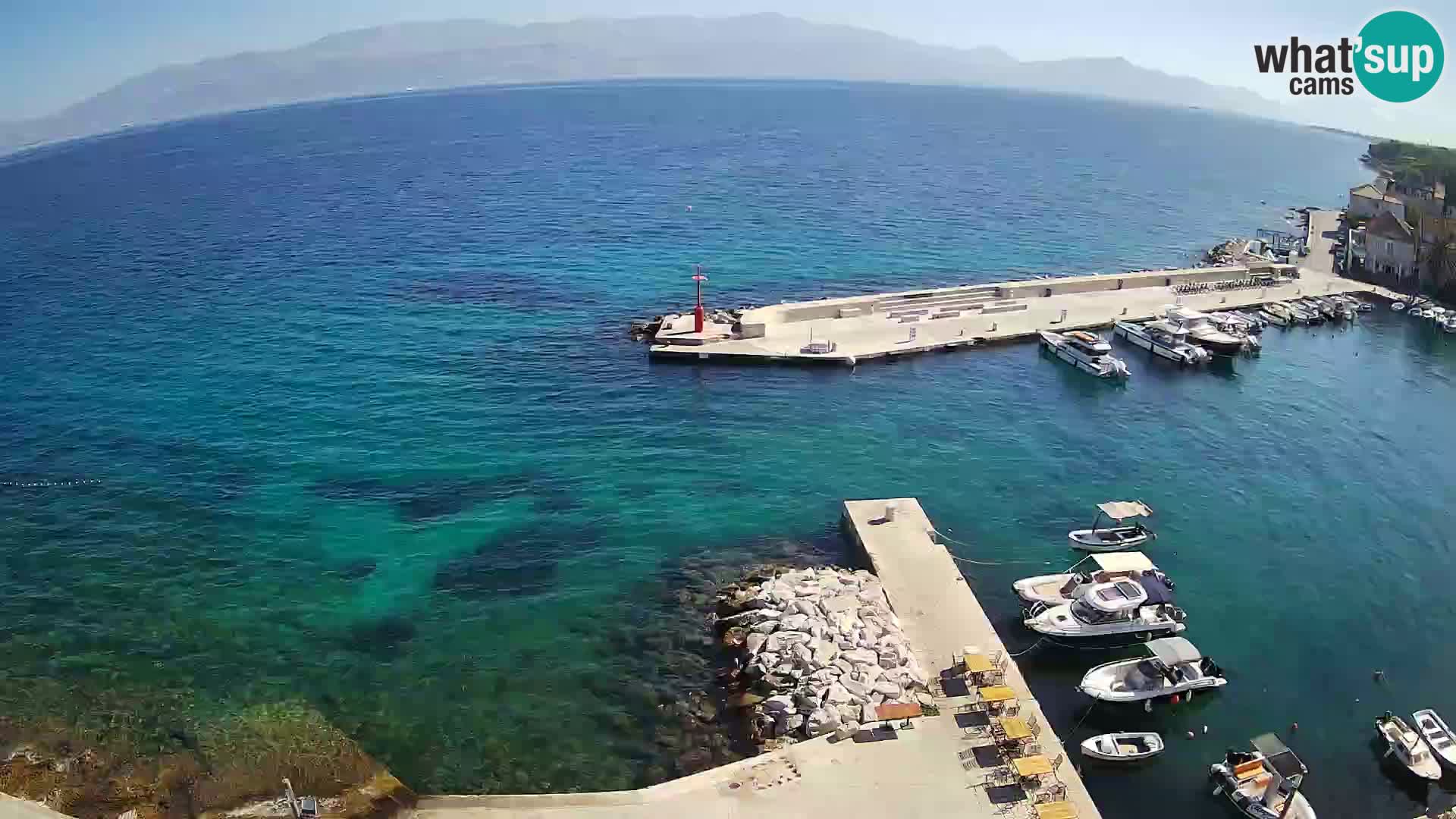 Webcam Sutivan Panorama – Vista en vivo desde la isla de Brač