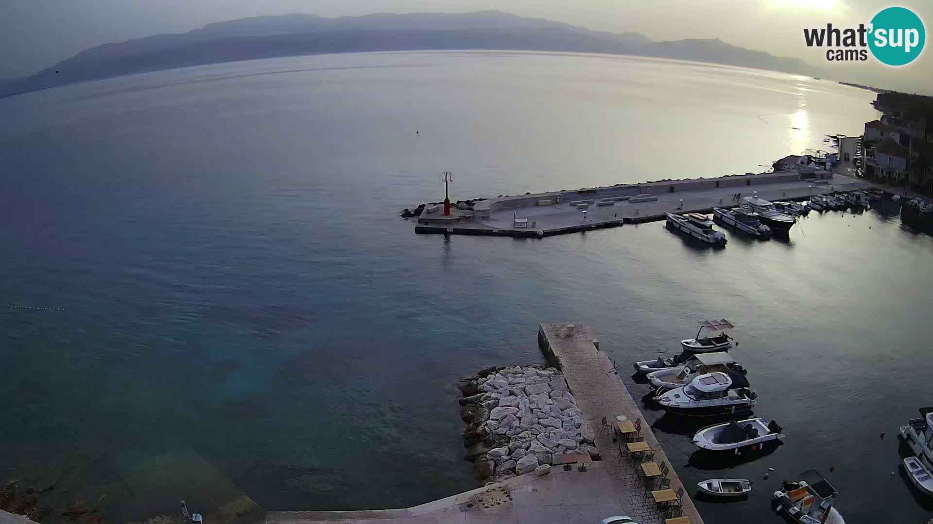Webcam Sutivan Panorama – Vista en vivo desde la isla de Brač