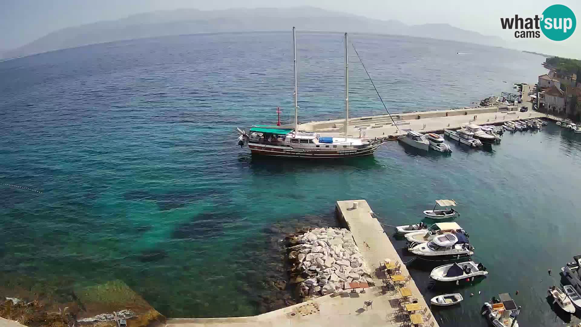 Webcam Sutivan Panorama – Vue en direct depuis l’île de Brač