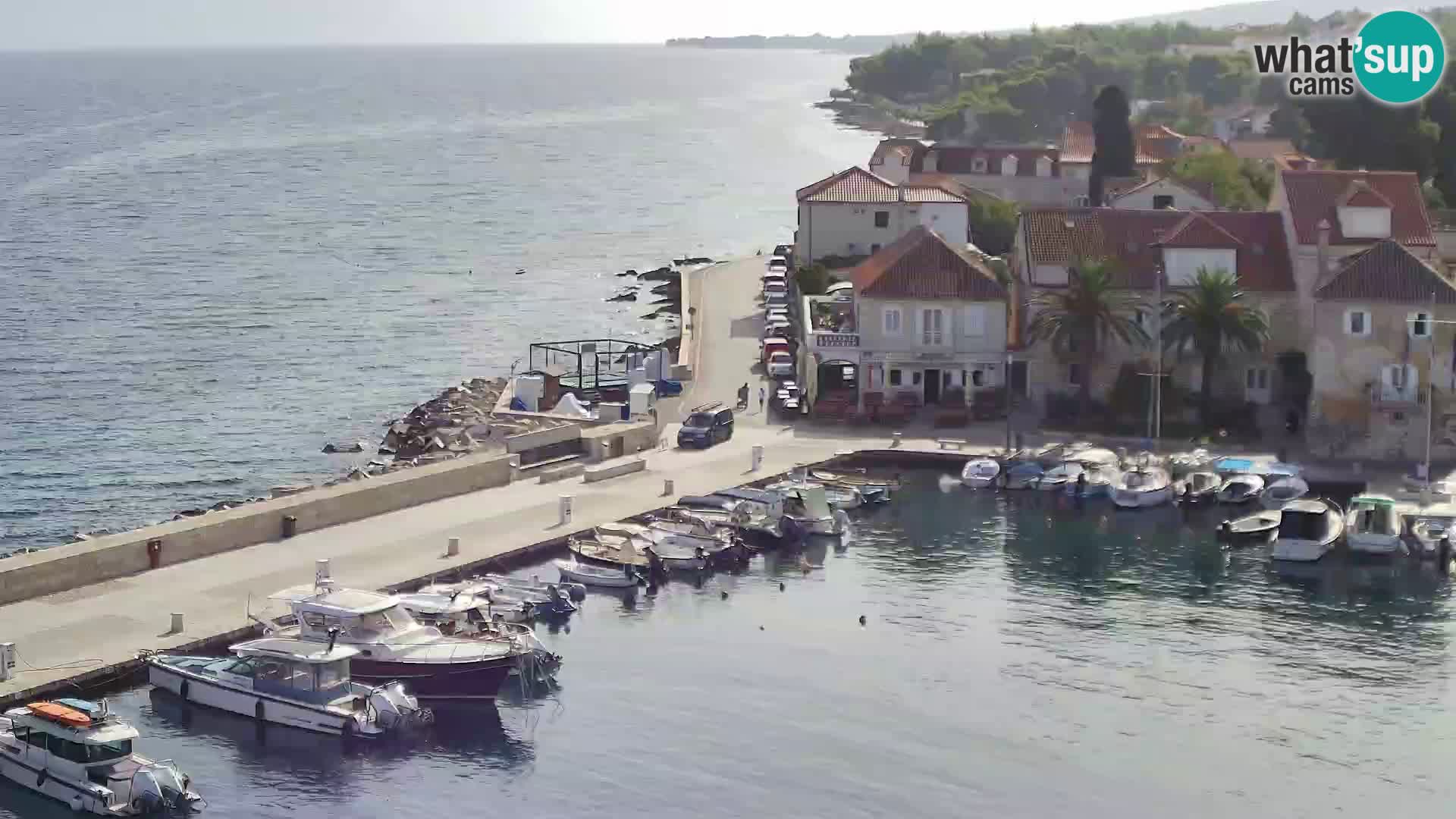 Web kamera Sutivan panorama – Pogled uživo s otoka Brača