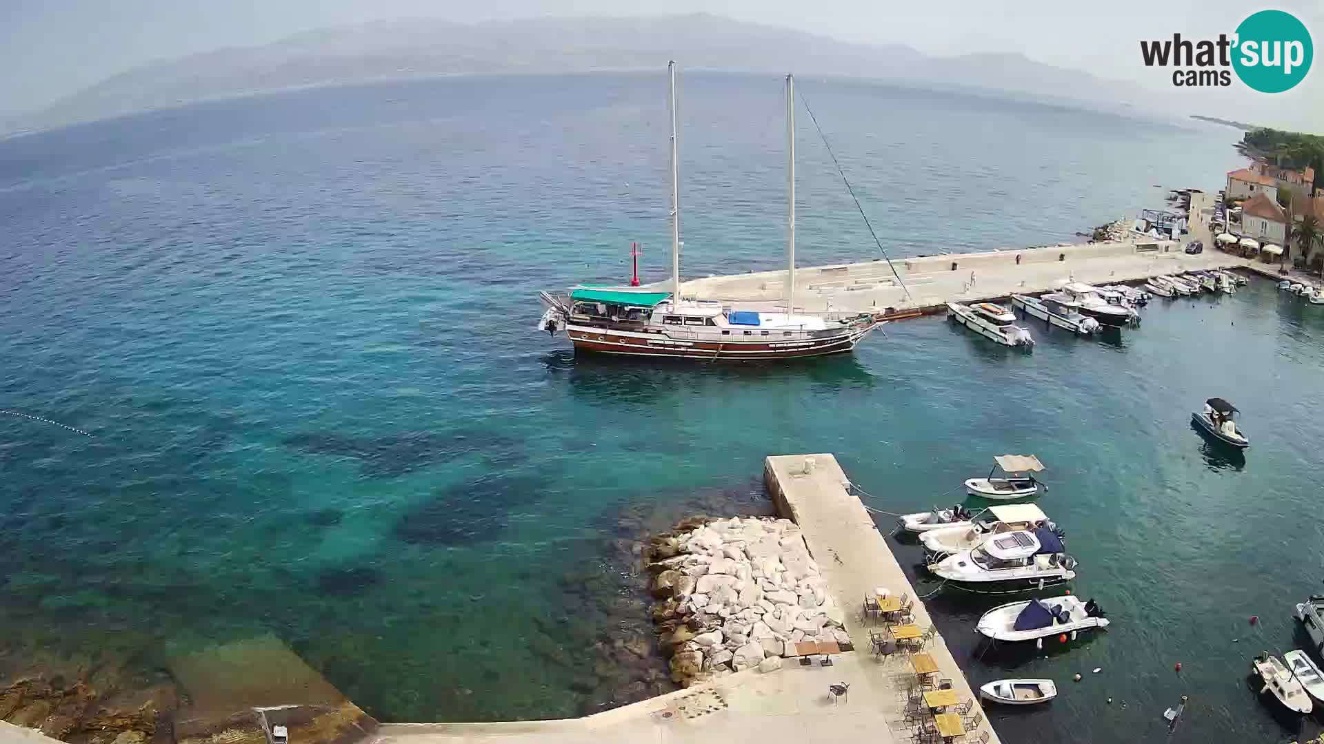 Webcam Sutivan Panorama – Liveblick von der Insel Brač