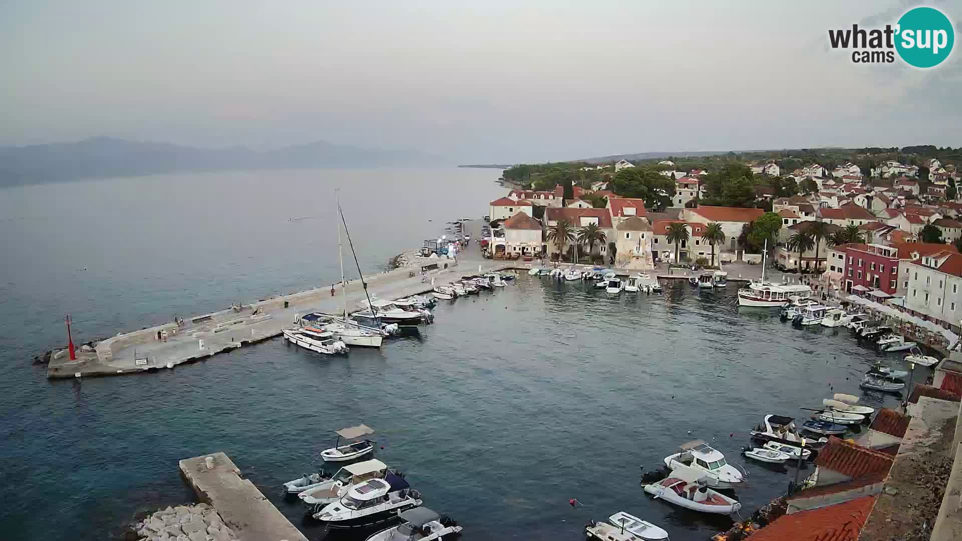 Webcam Sutivan panorama – Vista live dall’isola di Brač