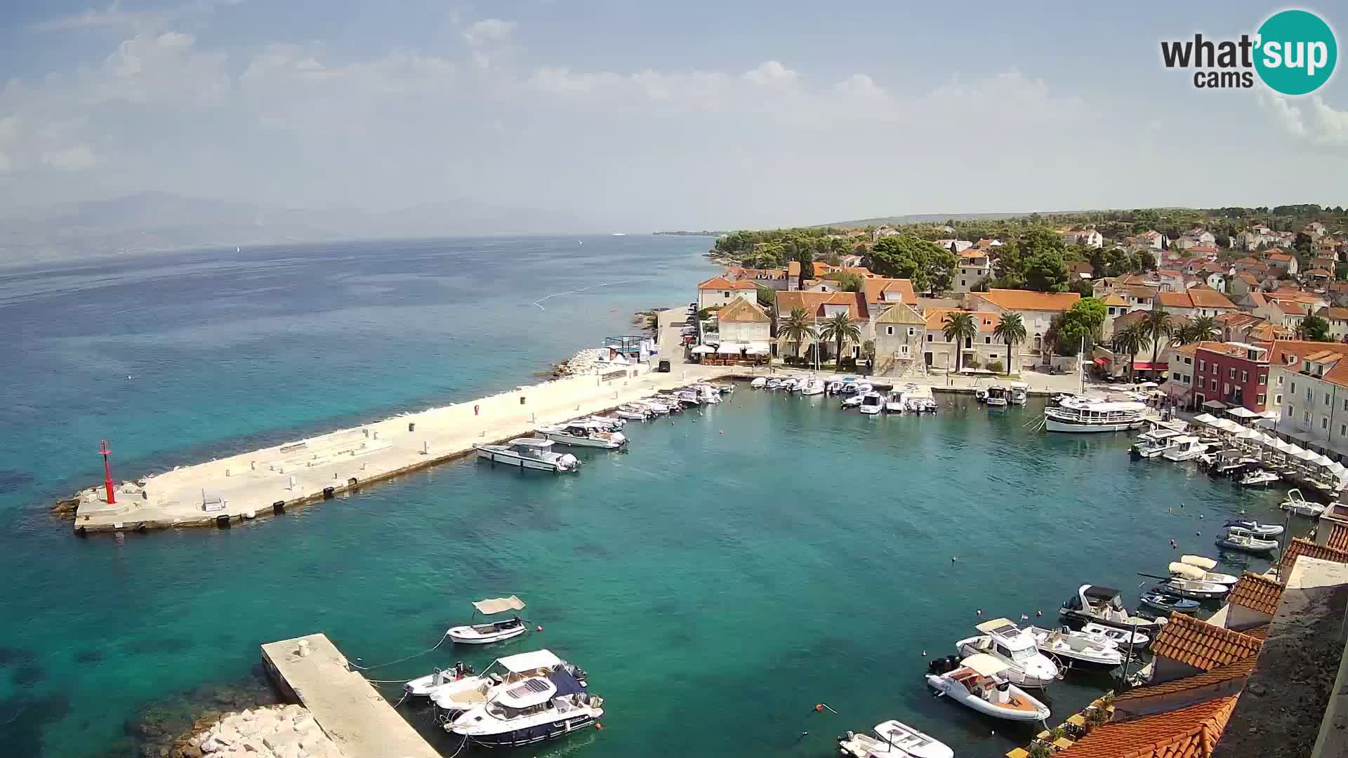 Webcam Sutivan Panorama – Vue en direct depuis l’île de Brač