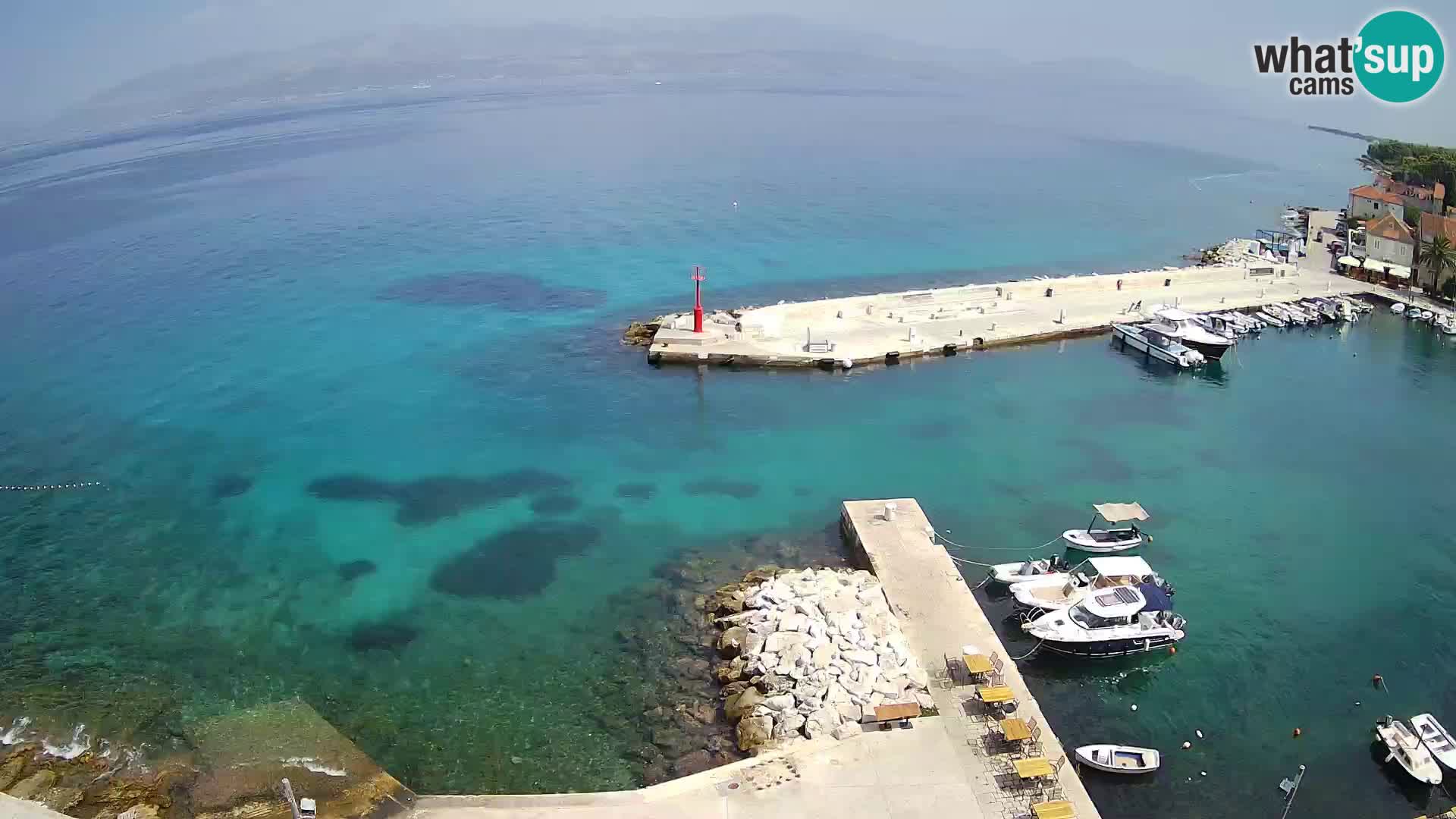 Webcam Sutivan Panorama – Vista en vivo desde la isla de Brač