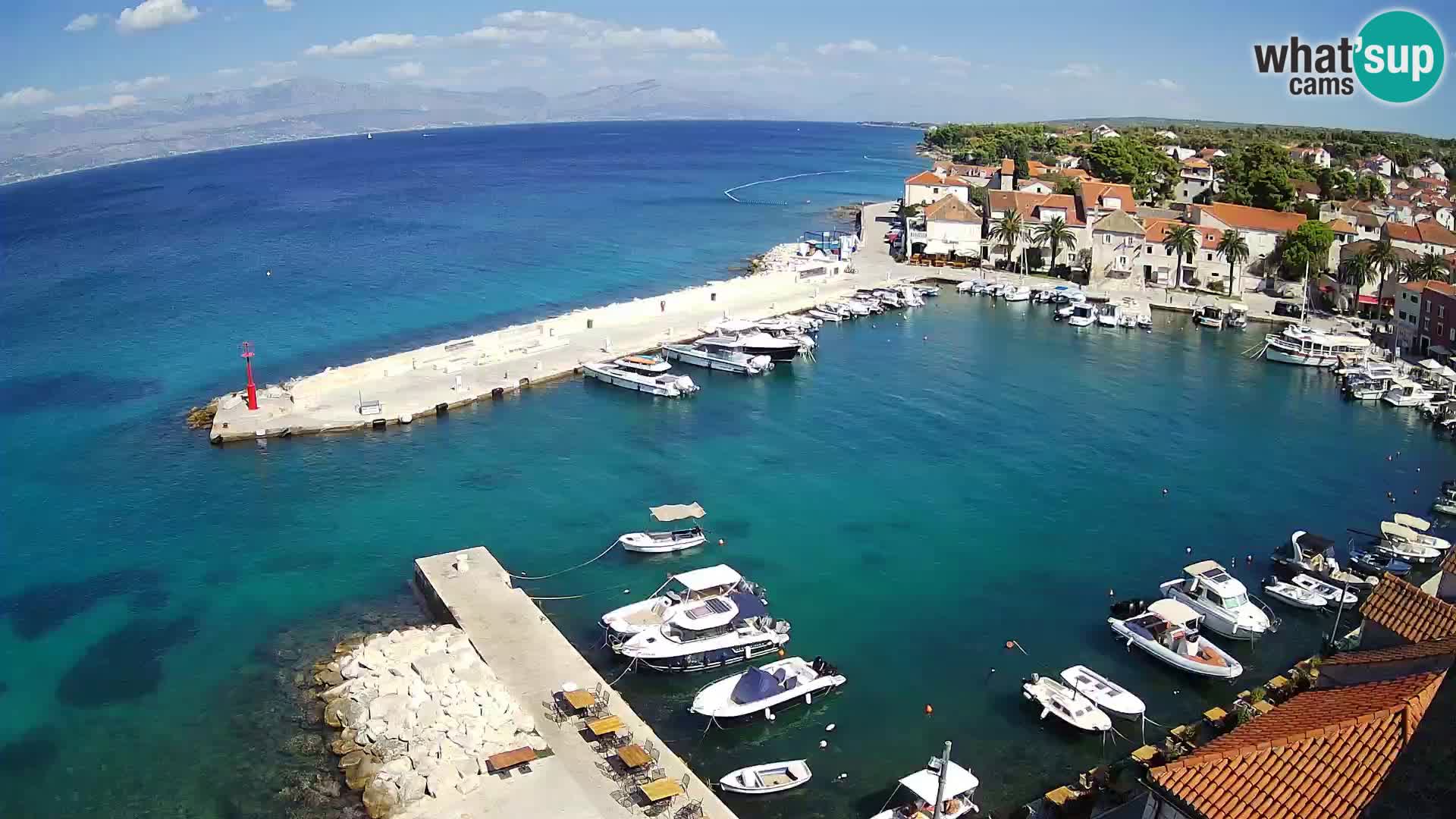 Webcam Sutivan panorama – Vista live dall’isola di Brač