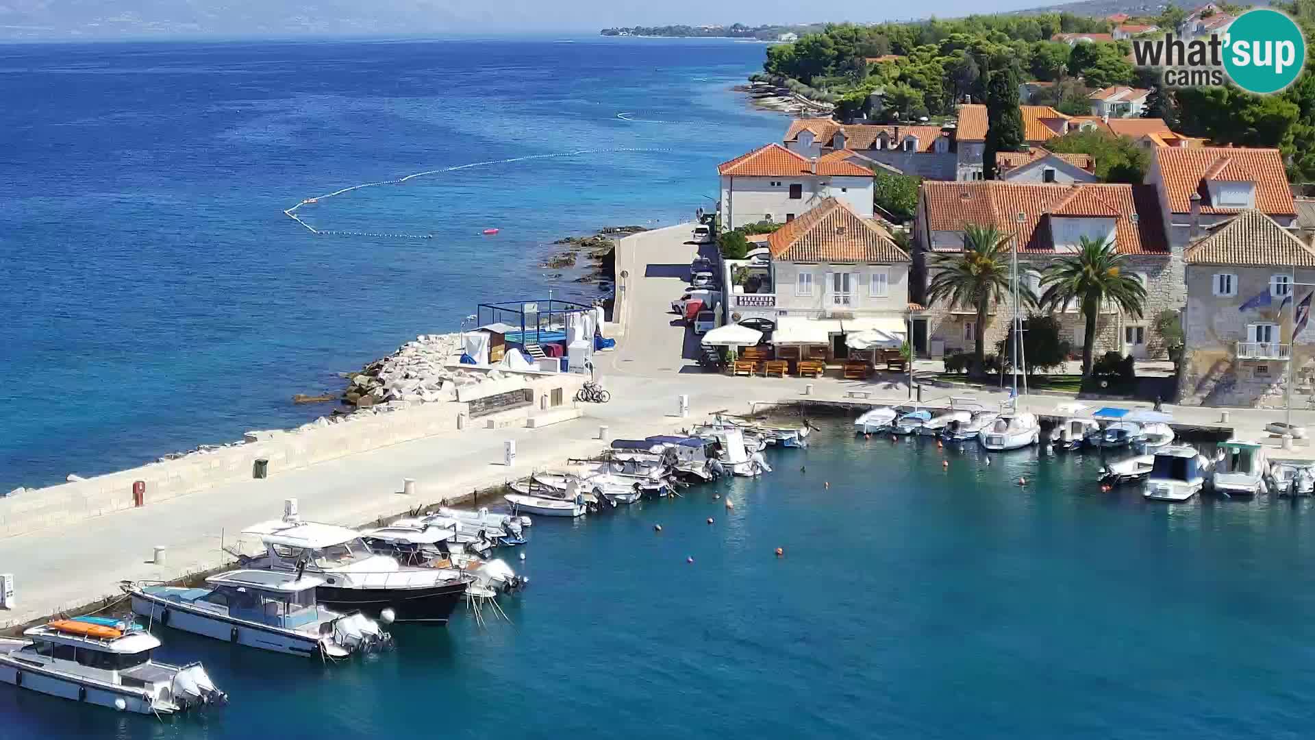 Webcam Sutivan Panorama – Vista en vivo desde la isla de Brač