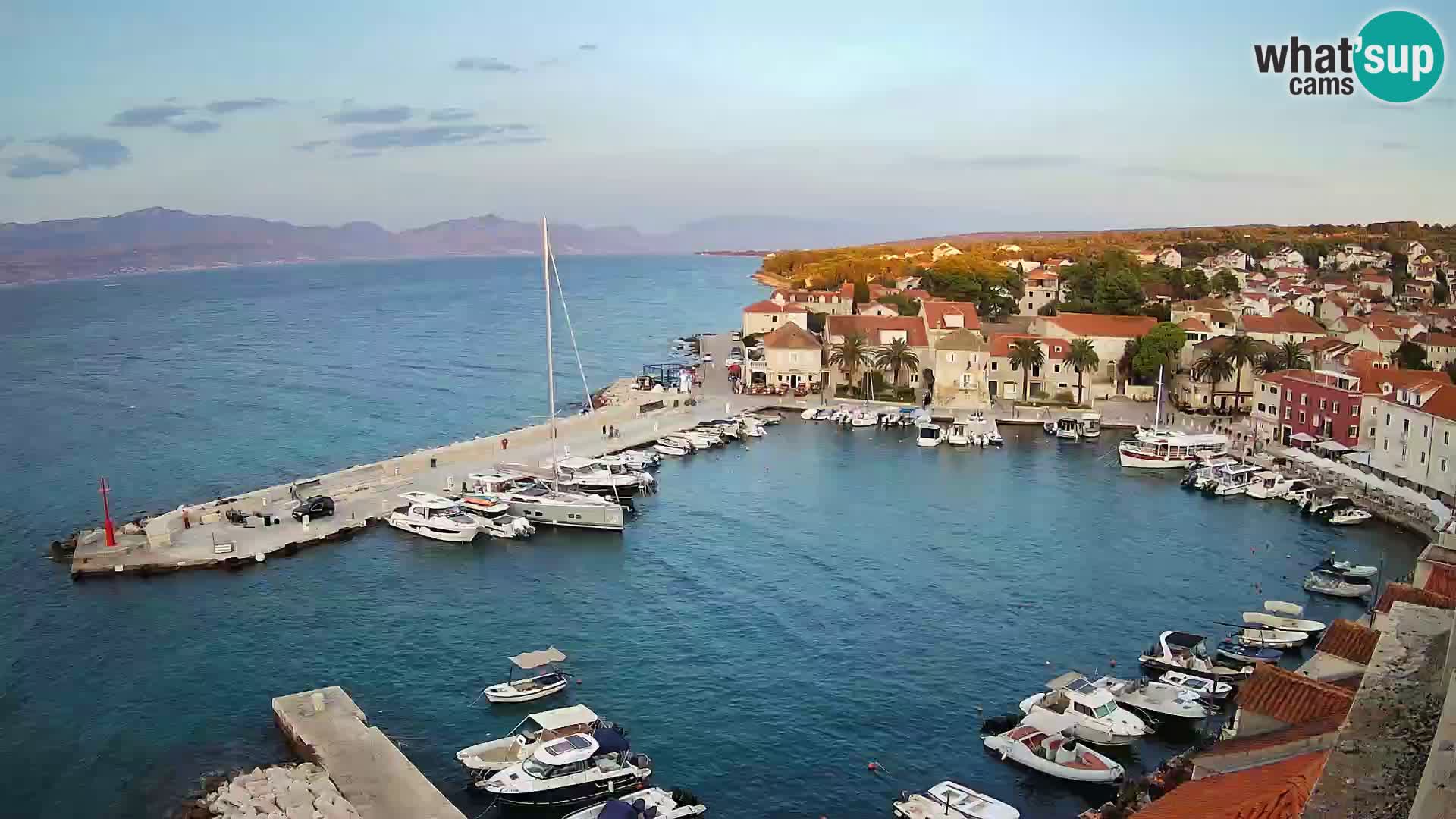 Webcam Sutivan panorama – Vista live dall’isola di Brač