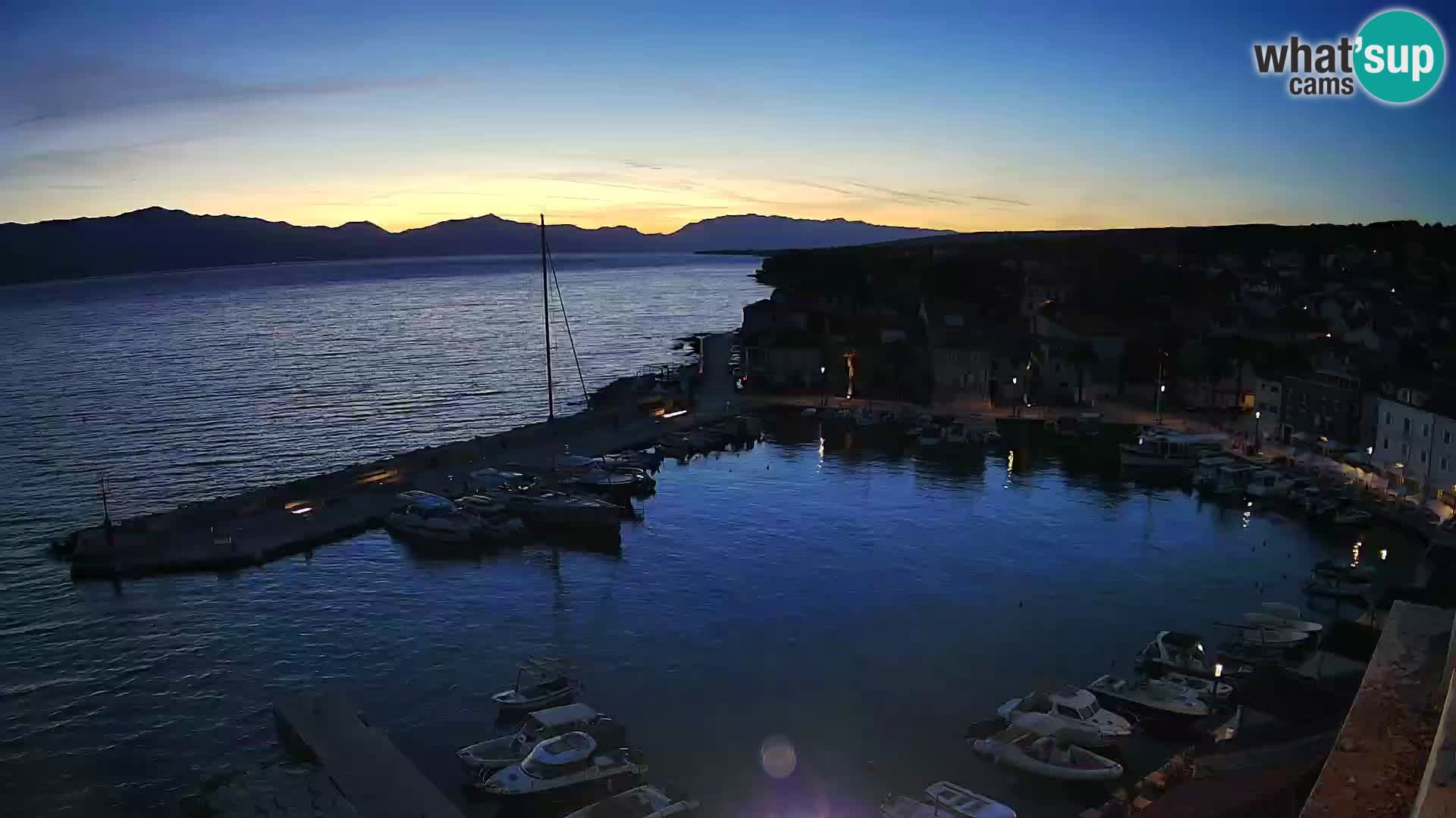 Webcam Sutivan panorama – Vista live dall’isola di Brač