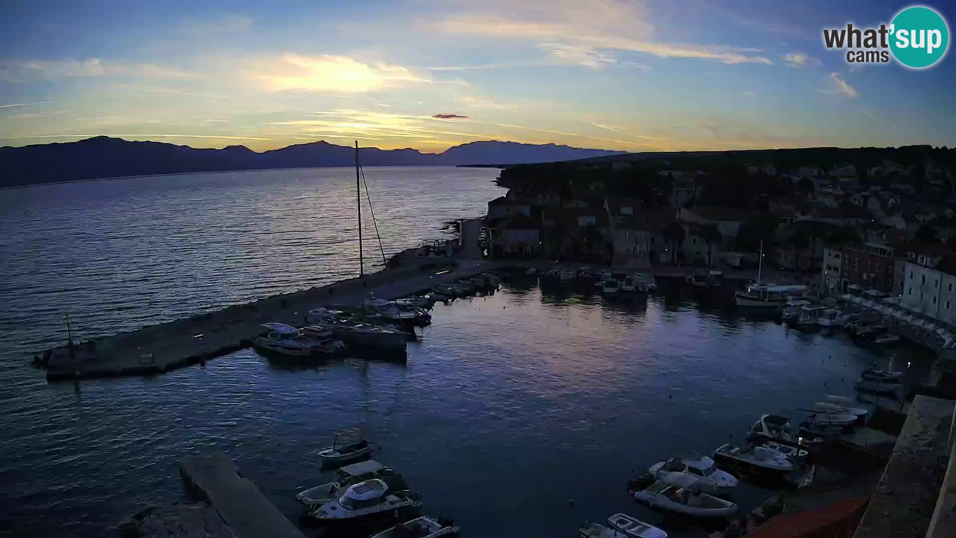 Webcam Sutivan panorama – Vista live dall’isola di Brač