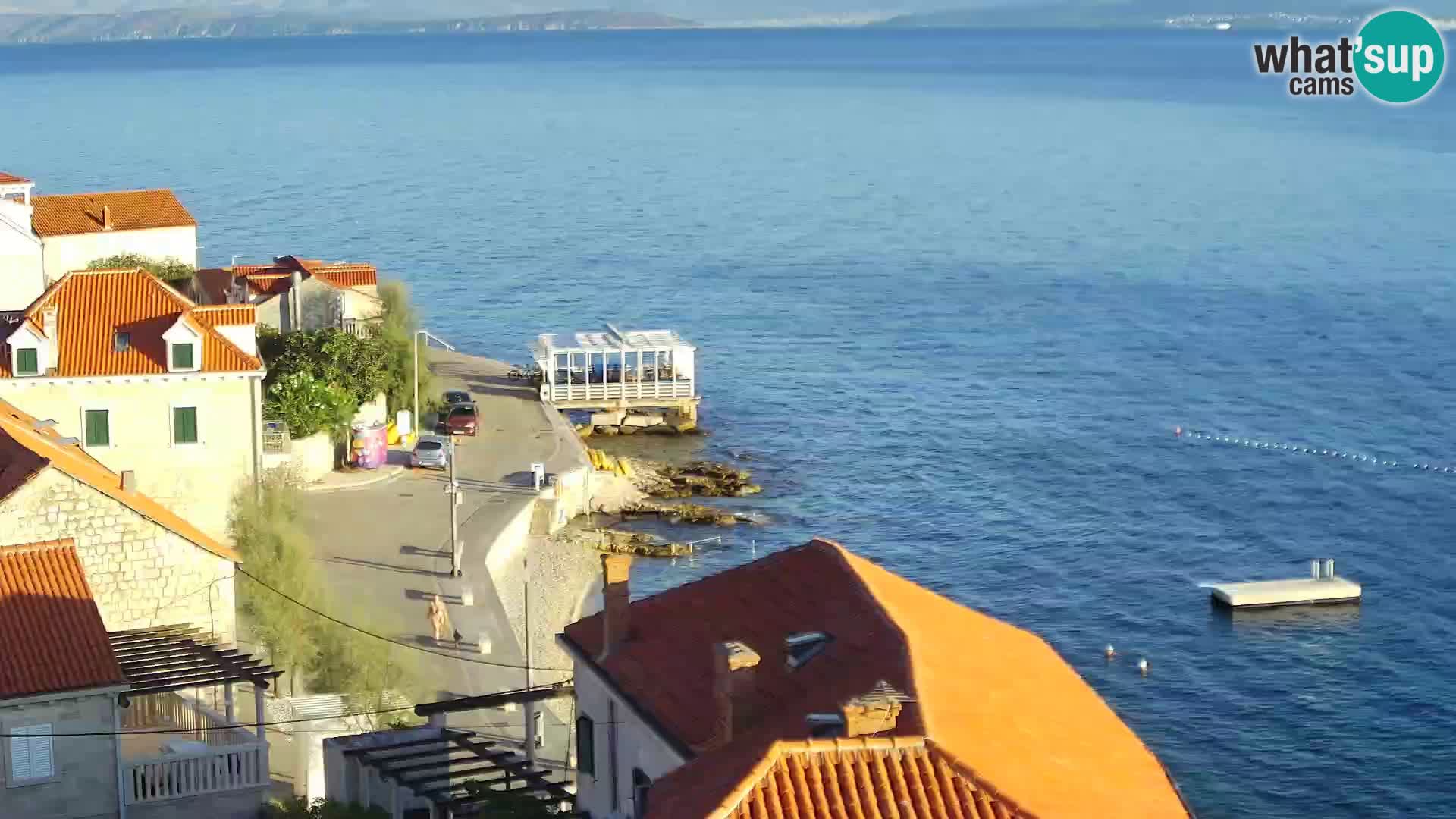 Spletna kamera Sutivan panorama – pogled v živo z otoka Brač