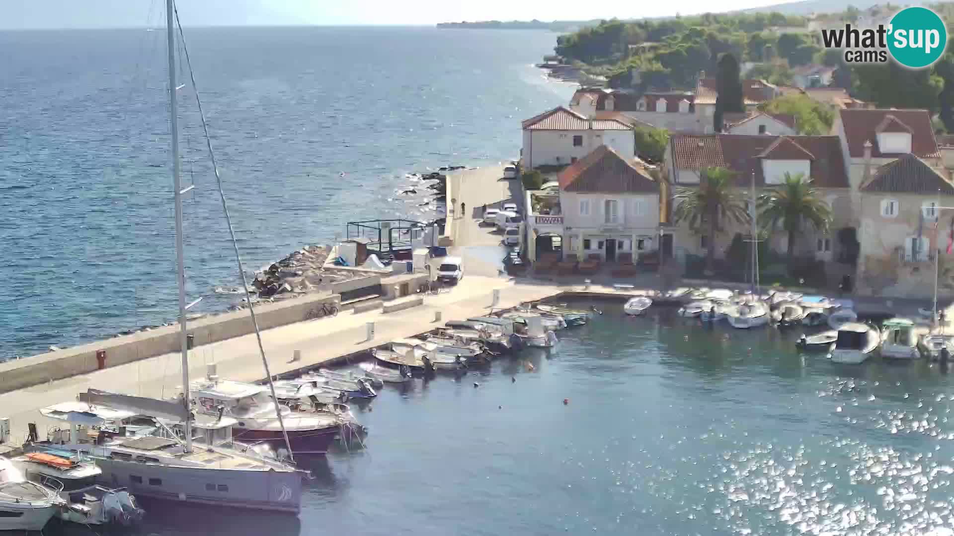 Webcam Sutivan Panorama – Vista en vivo desde la isla de Brač