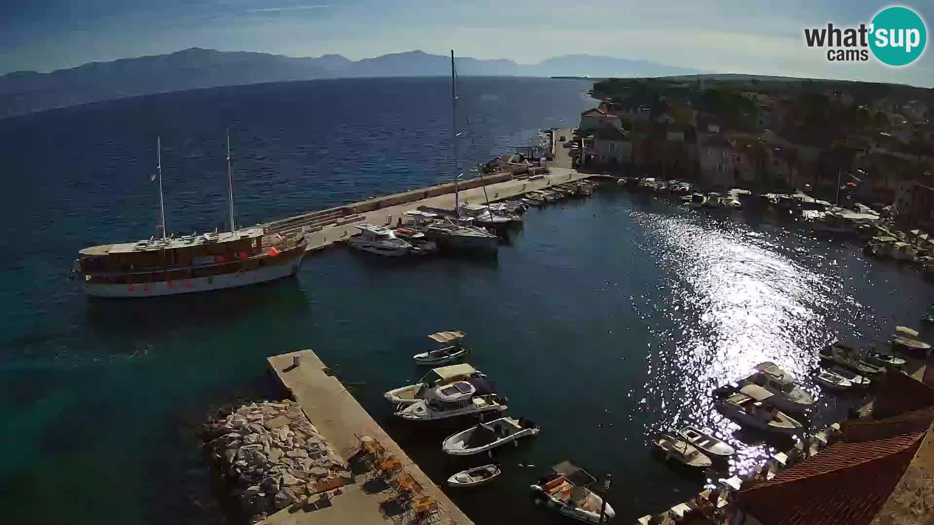 Webcam Sutivan panorama – Vista live dall’isola di Brač